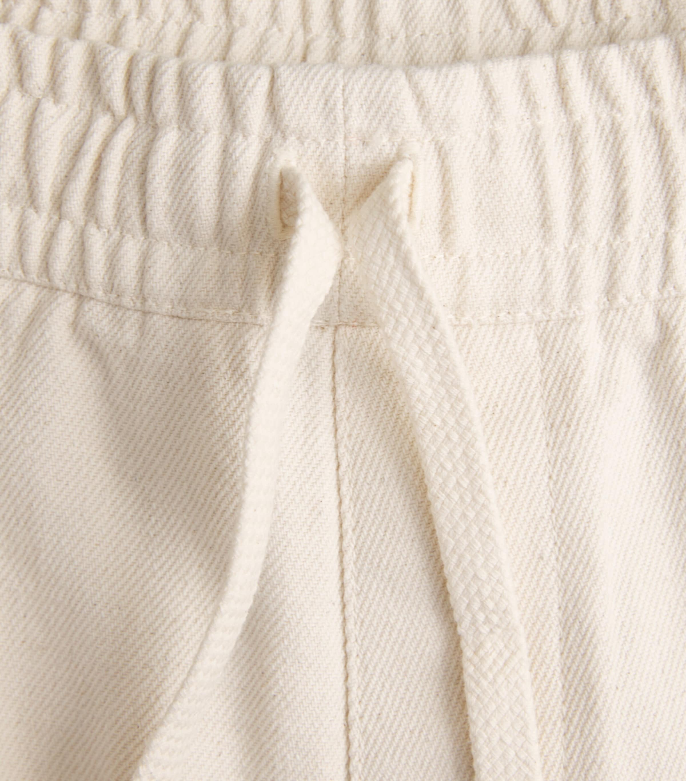 A.P.C. Mens Cotton Drawstring Trousers Aac Off White Image 6