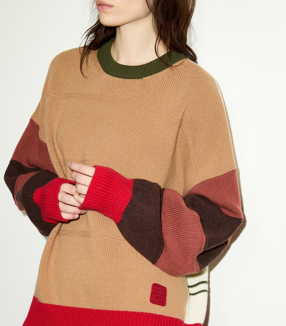 MAX&Co. Womens Virgin Wool Sweater Camel Image 5