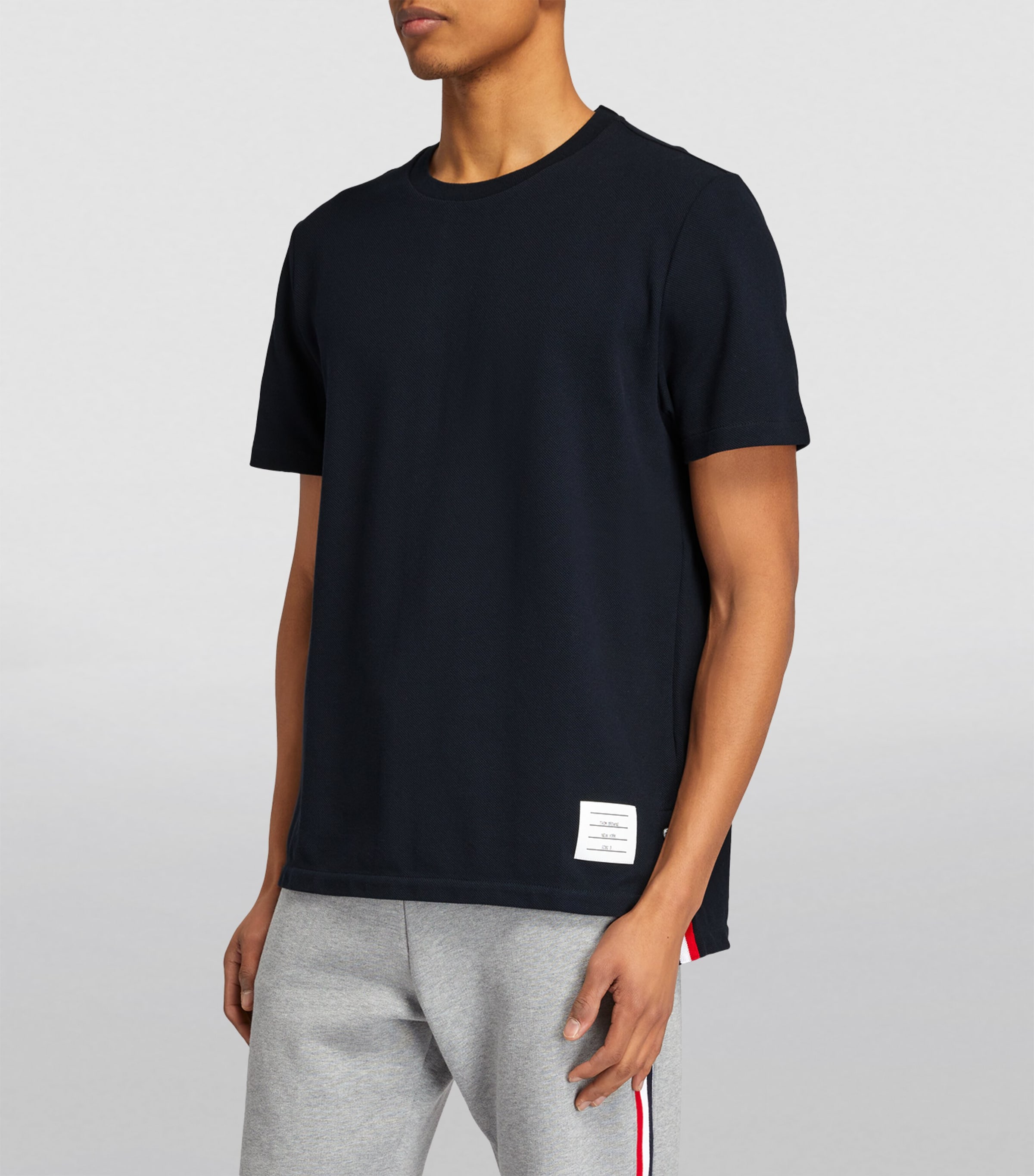 Thom Browne Tricolour Stripe T-Shirt | Harrods US