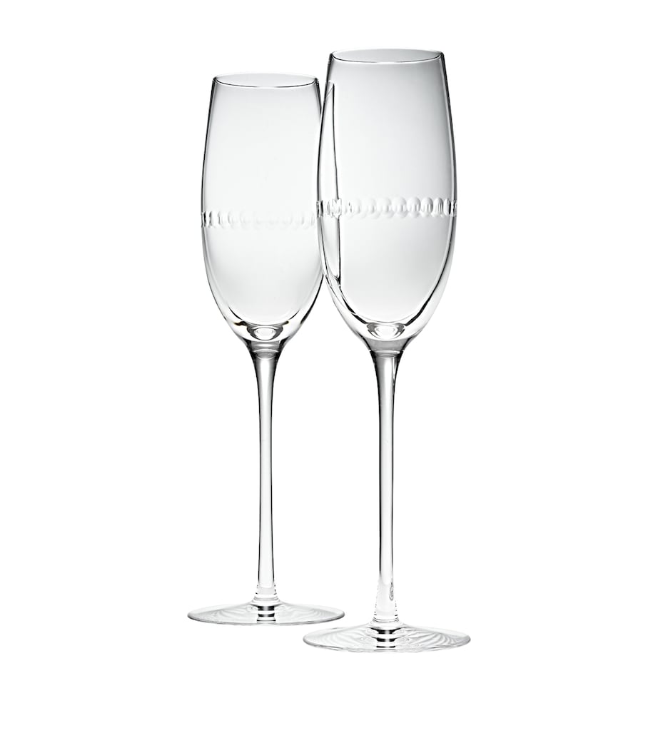 Christofle Set of 2 Perles Champagne Flutes (100ml) | Harrods ZA