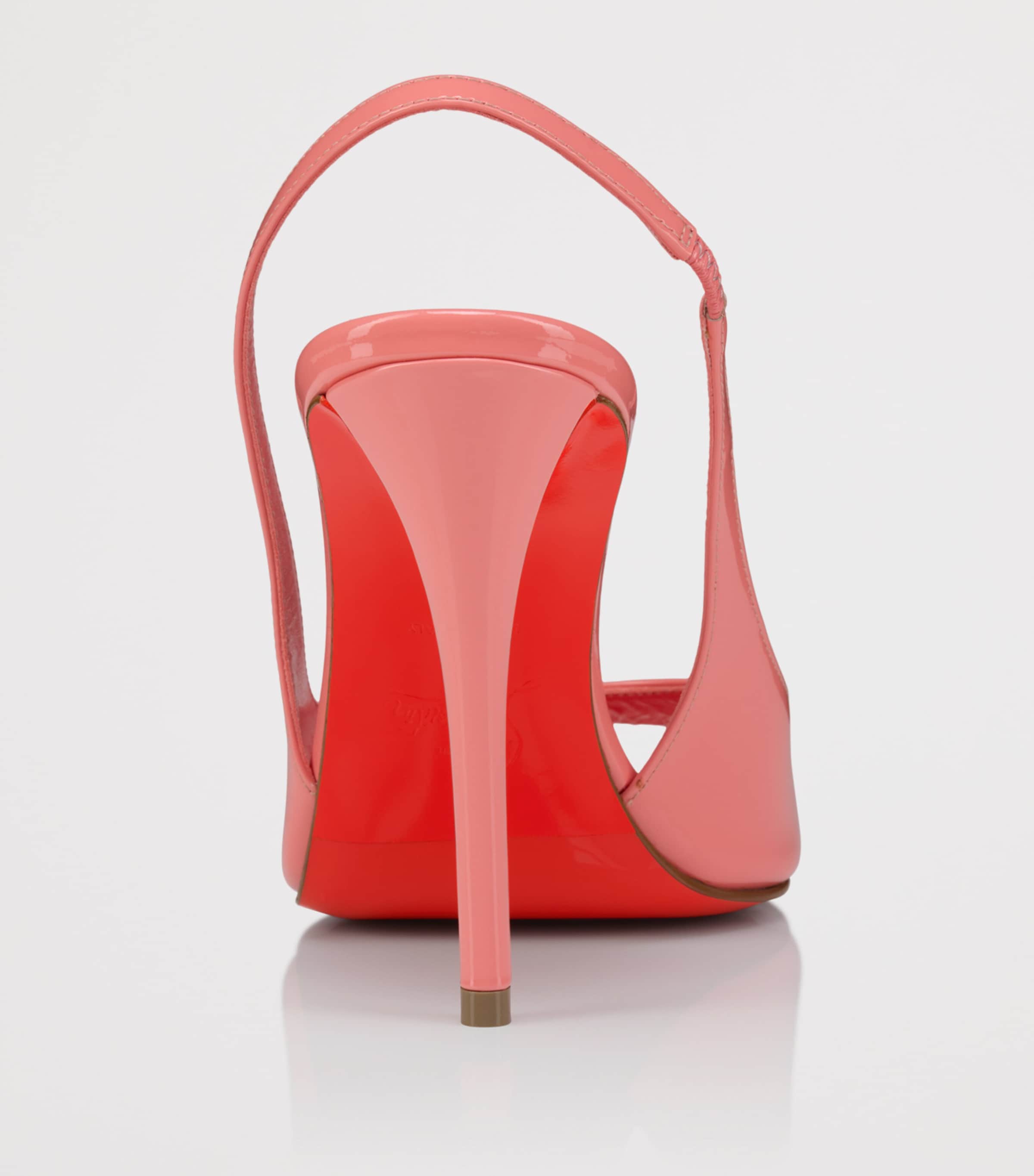 Christian Louboutin Sofia Z Patent Leather Slingback Sandals 100 Image 4