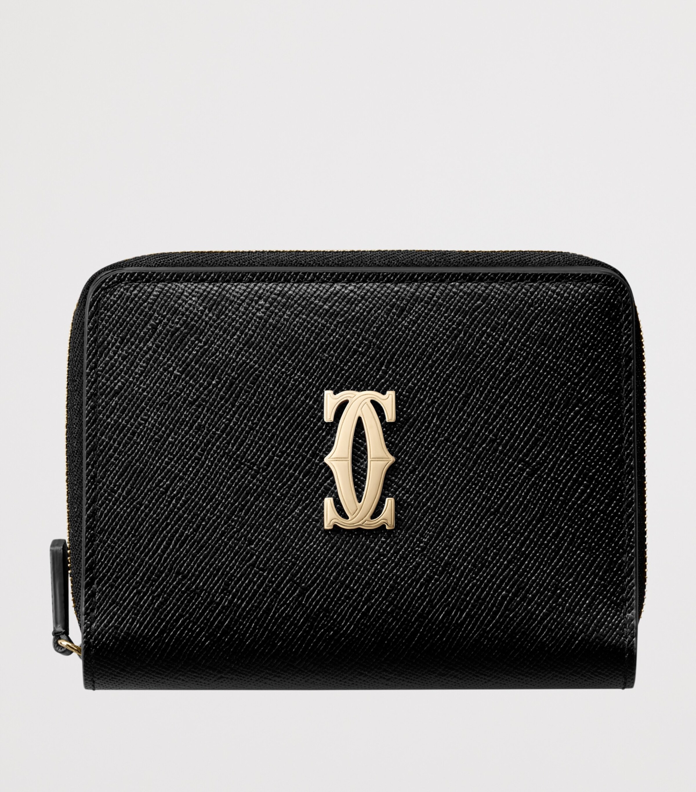 Cartier Leather C de Cartier Wallet Black Image 2