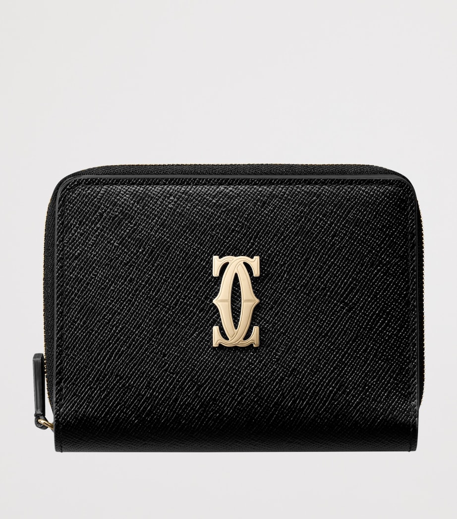 Cartier Leather C de Cartier Wallet Black Image 2