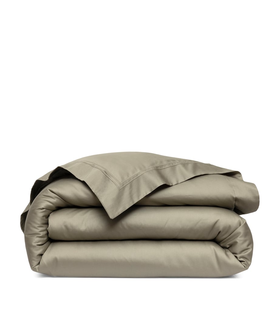 Yves Delorme Triomphe Kaki Double Duvet Cover (200cm x 200cm) Kaki Image 1