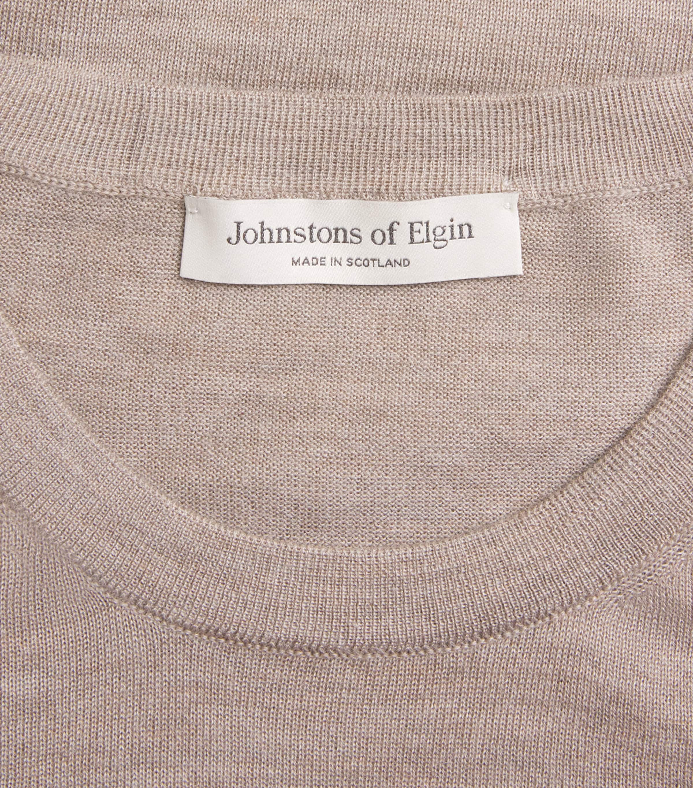 Cashmere Fin Sweater HB0273 PEBBLE Image 5