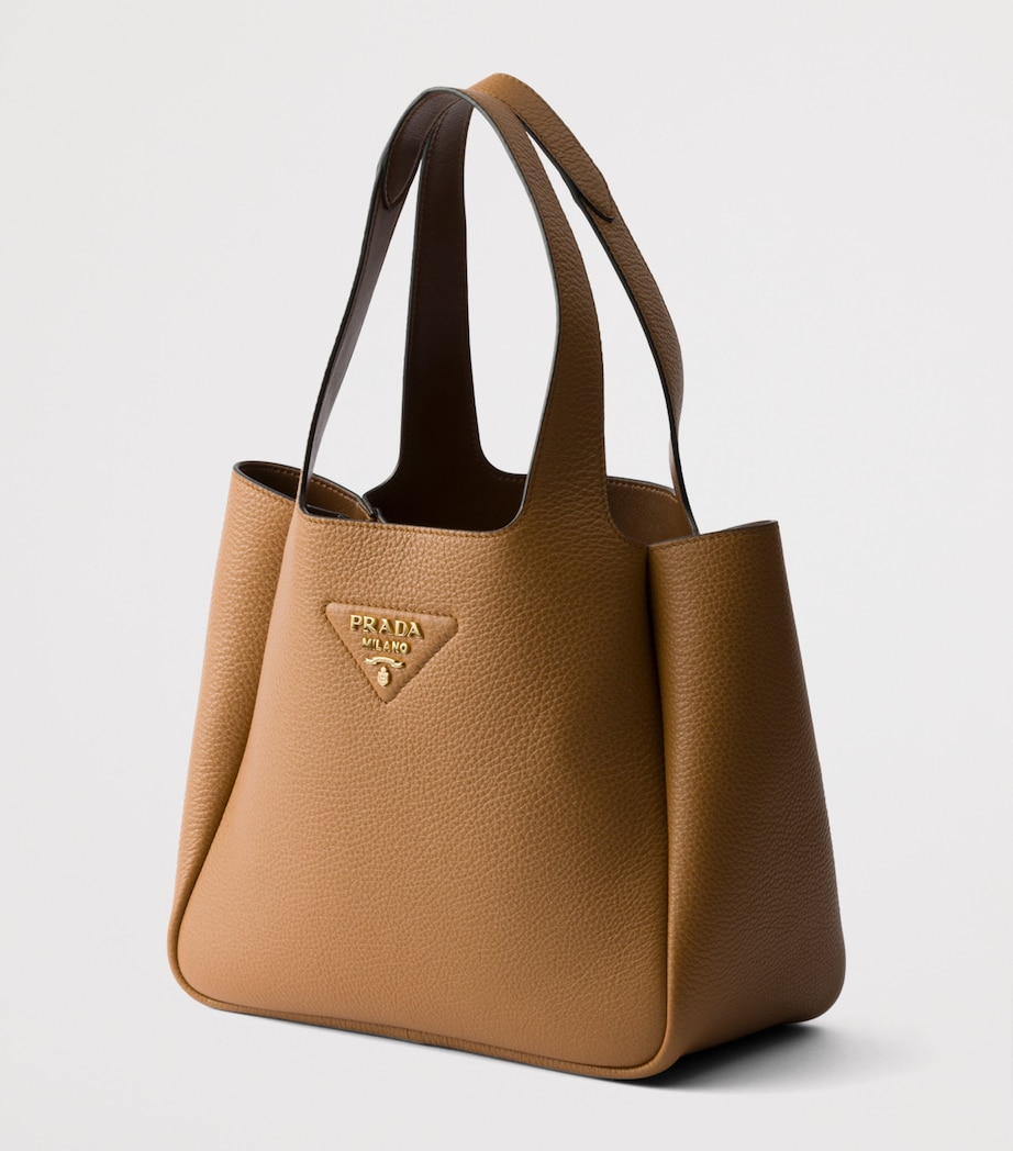 Small Leather Tote Bag F03V8 Image 2