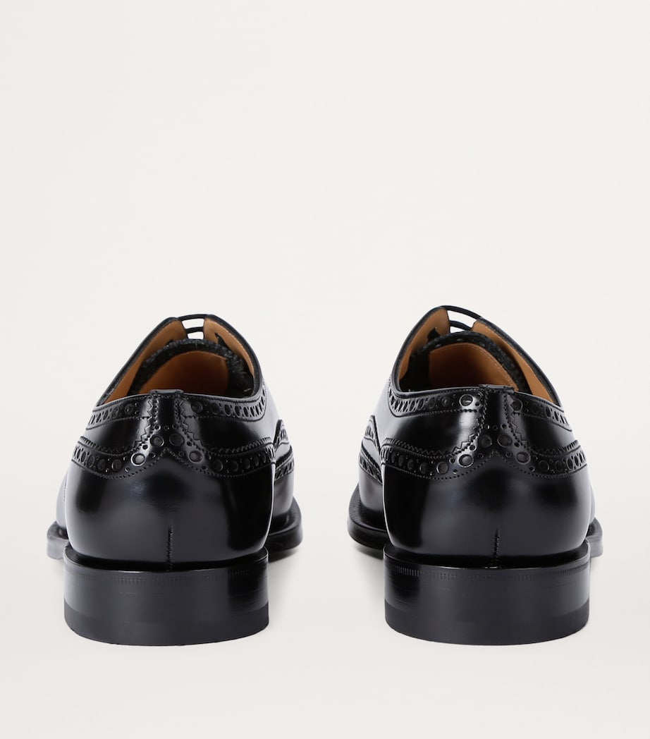 Leather Burwood Brogues BLACK Image 3