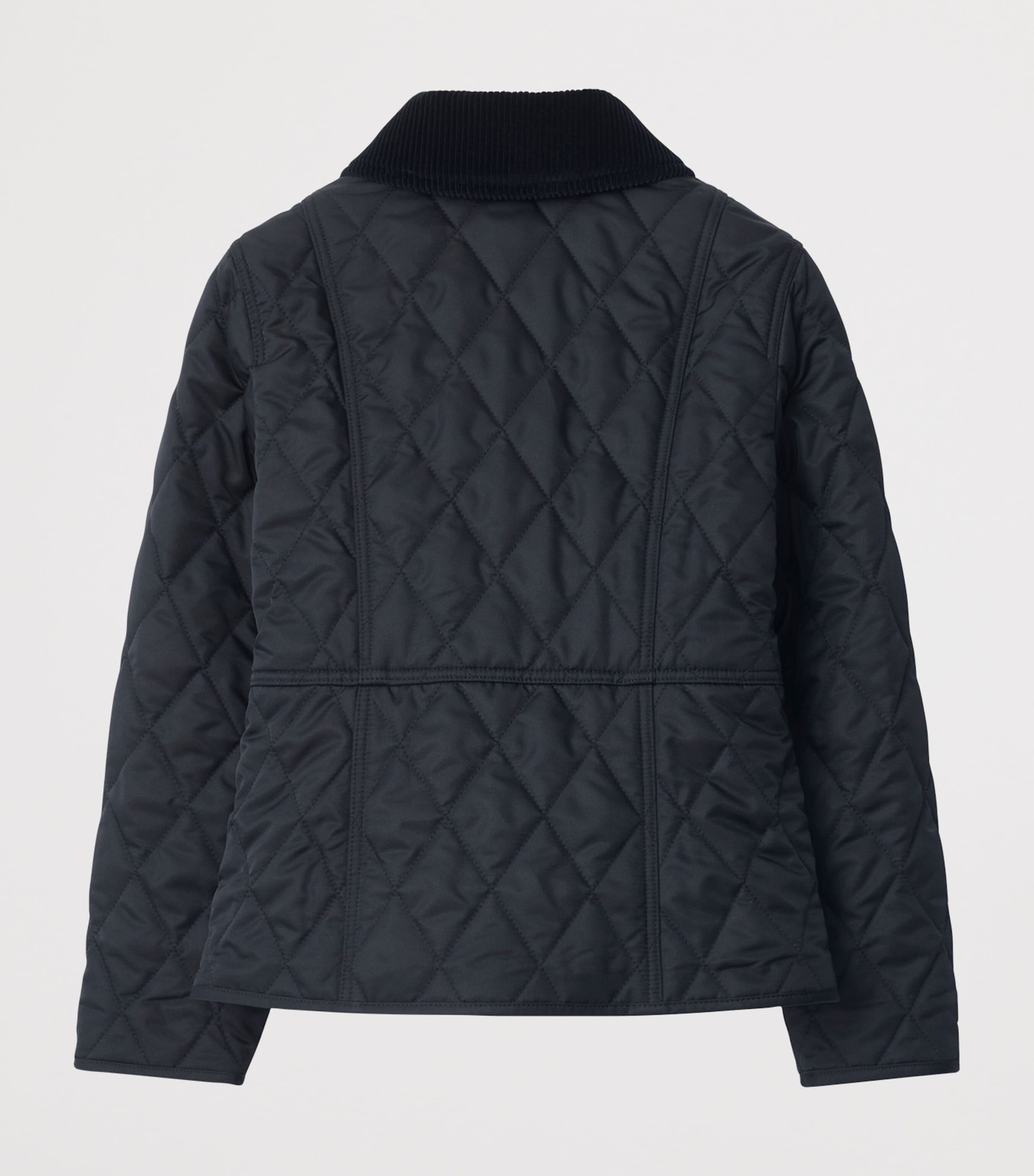 Quilted Barn Jacket (3-12 Years) NAVY Image 2