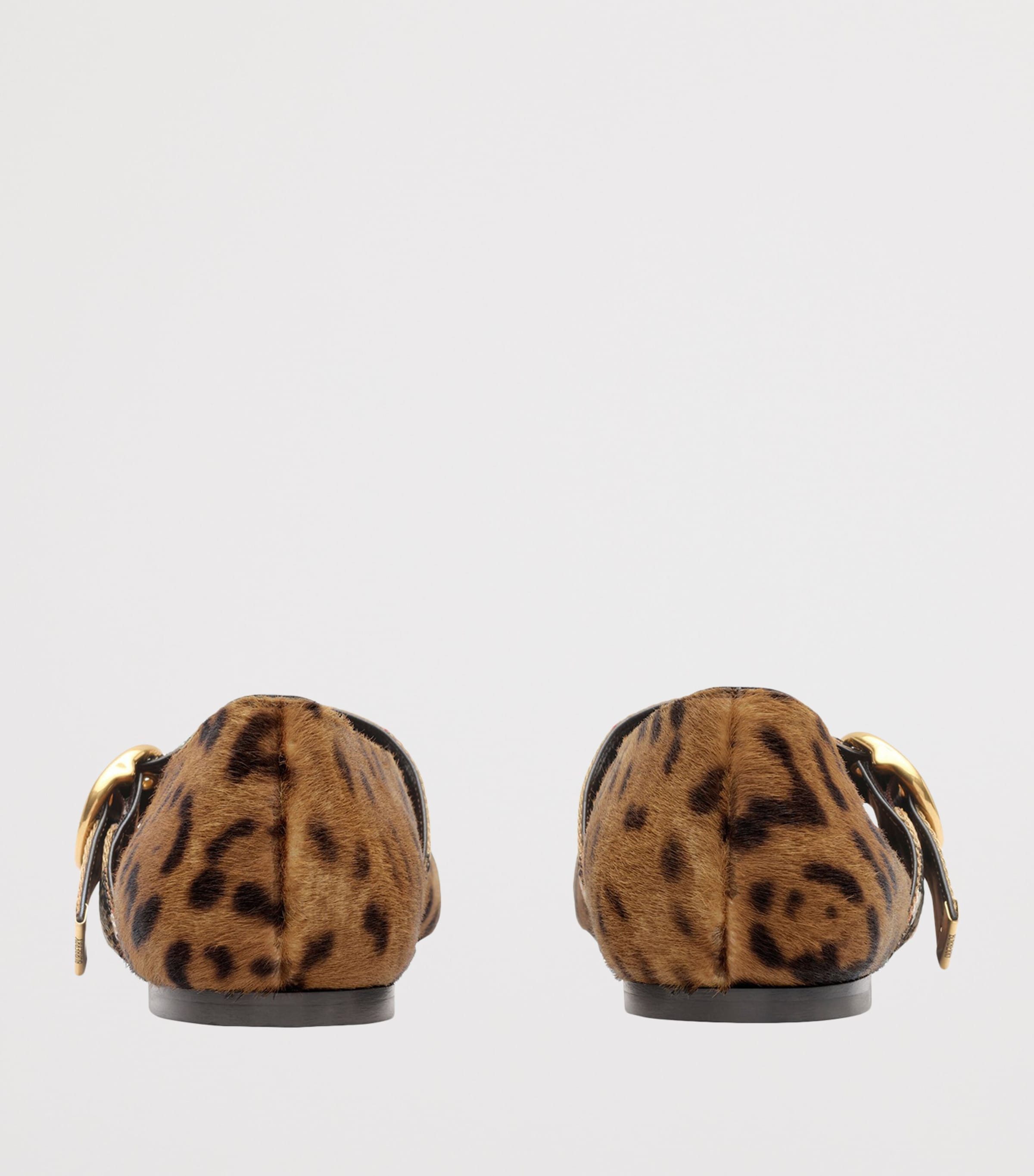 Burberry Leopard Print Robin Ballet Flats Leopard/black Image 3
