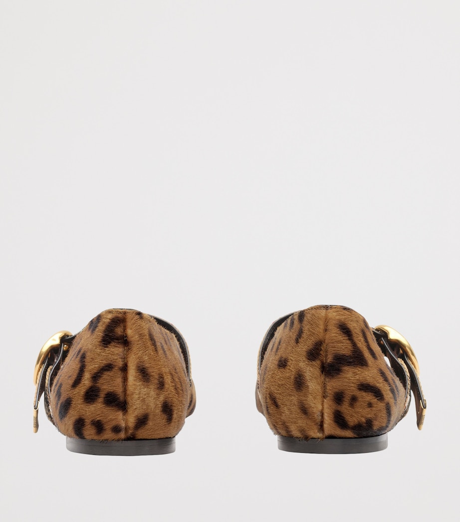 Burberry Leopard Print Robin Ballet Flats Leopard/black Image 3