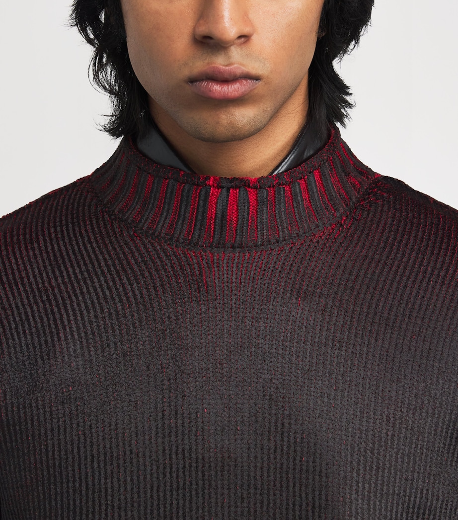 Two-Tone Sweater V0012 Image 6
