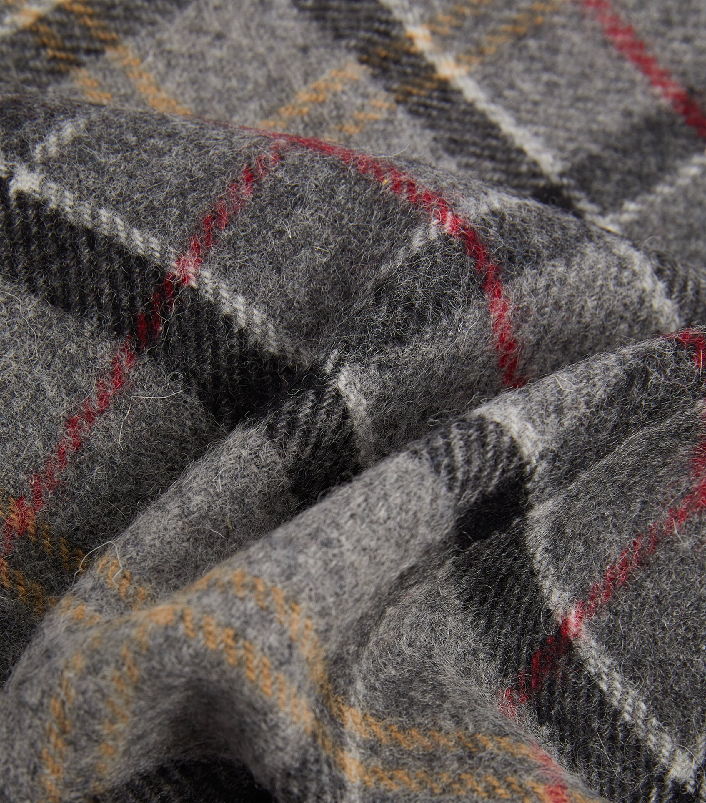 Wool Tartan Scarf MULTI Image 10