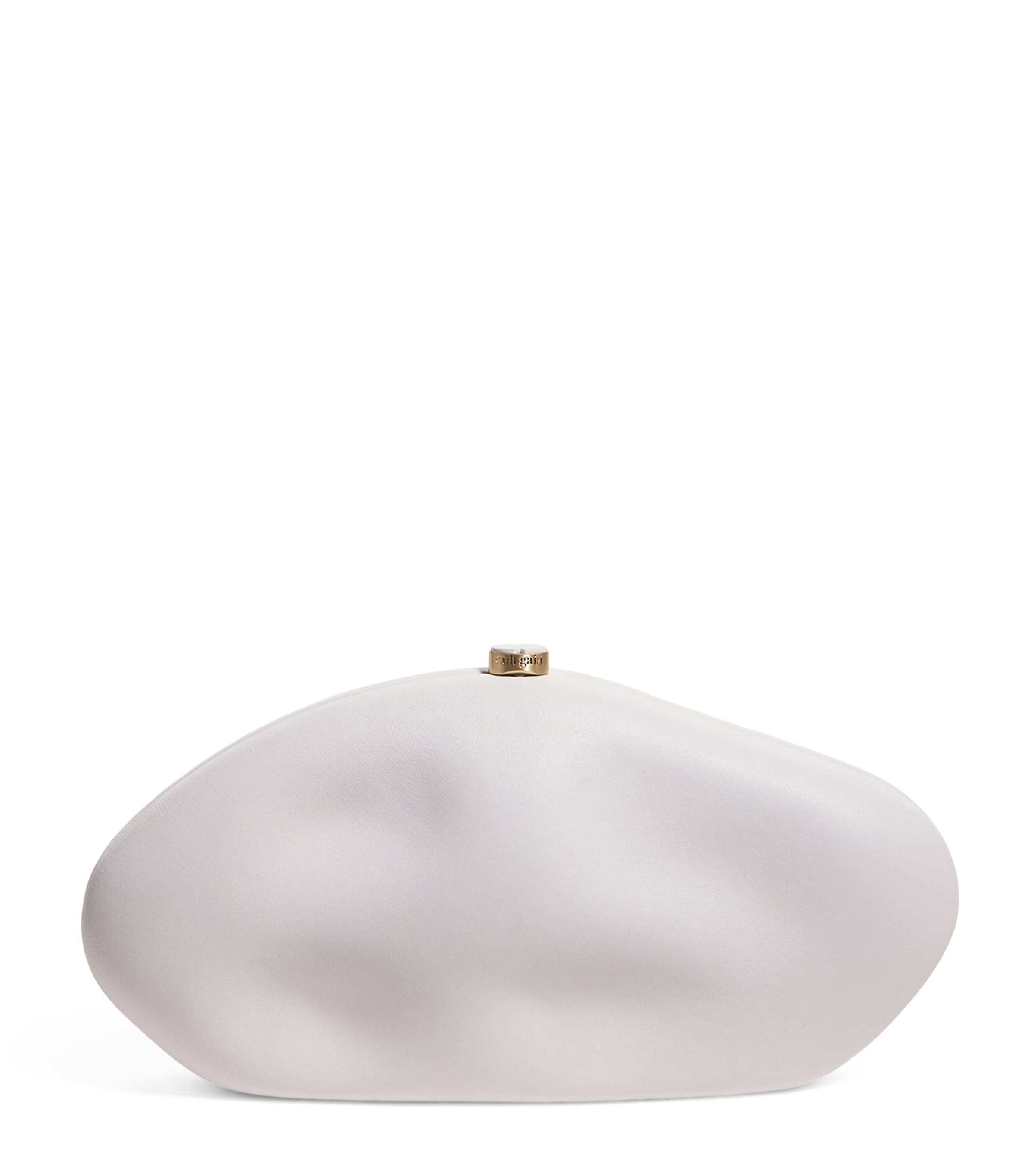 Shop Cult Gaia Leather Caldera Clutch Bag In White