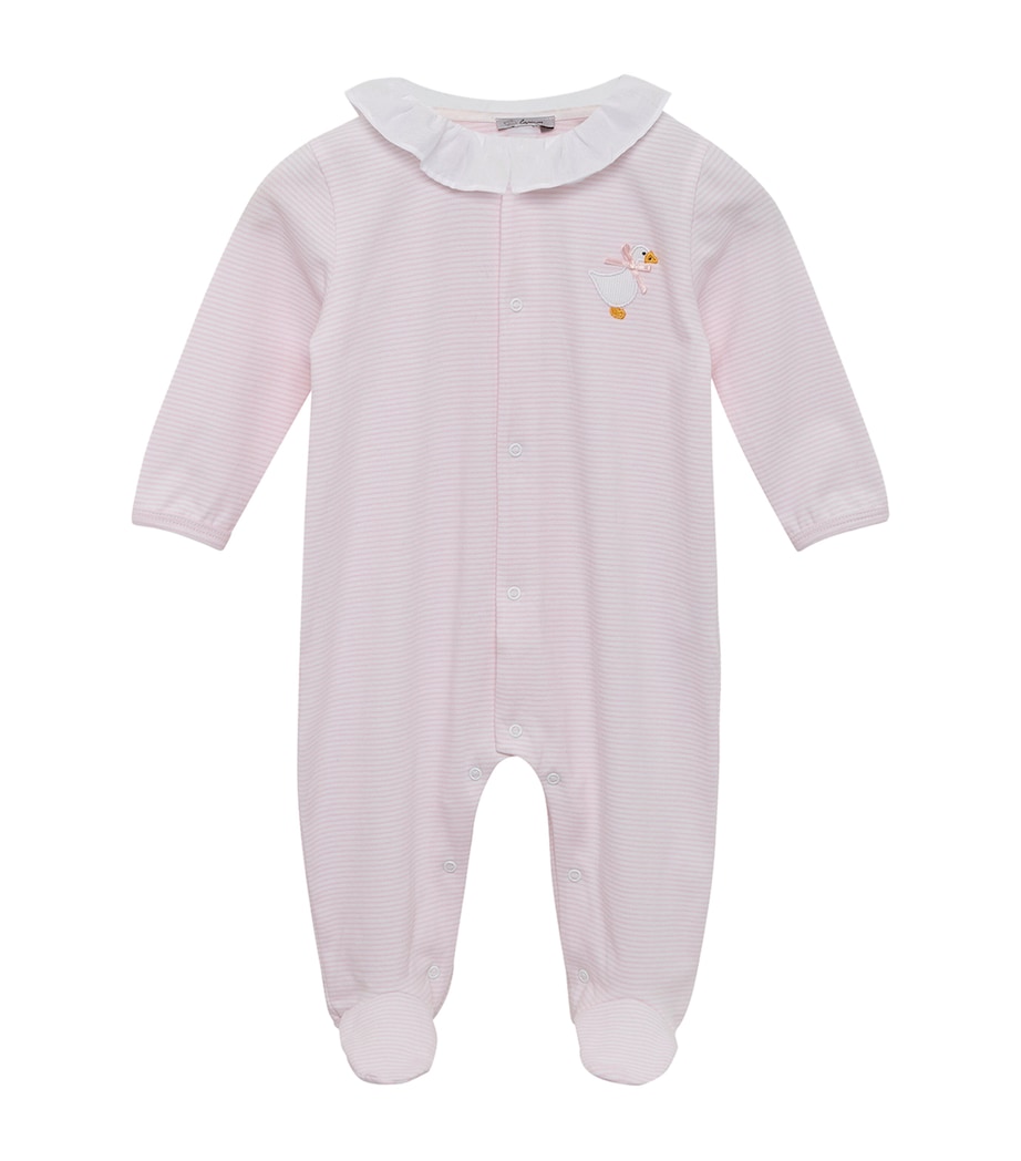 Little Duckling All-In-One (0-9 Months) PALEPINK/WHITESTRIPE Image 1