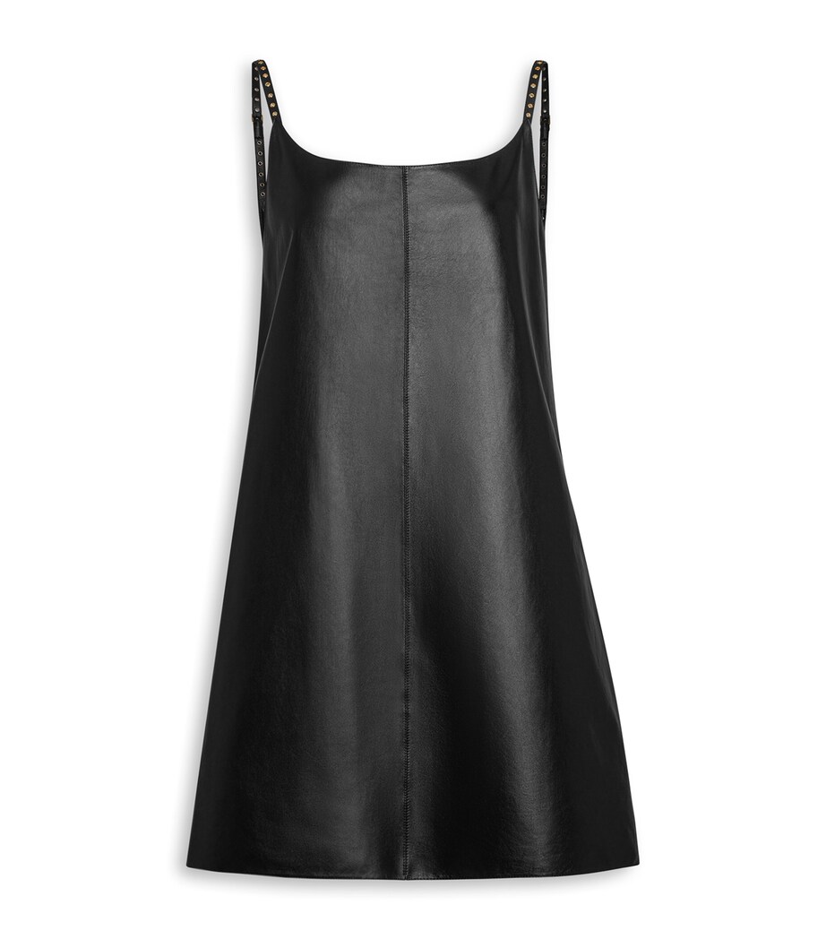 Leather Mini Dress NOIR ALAIA Image 1