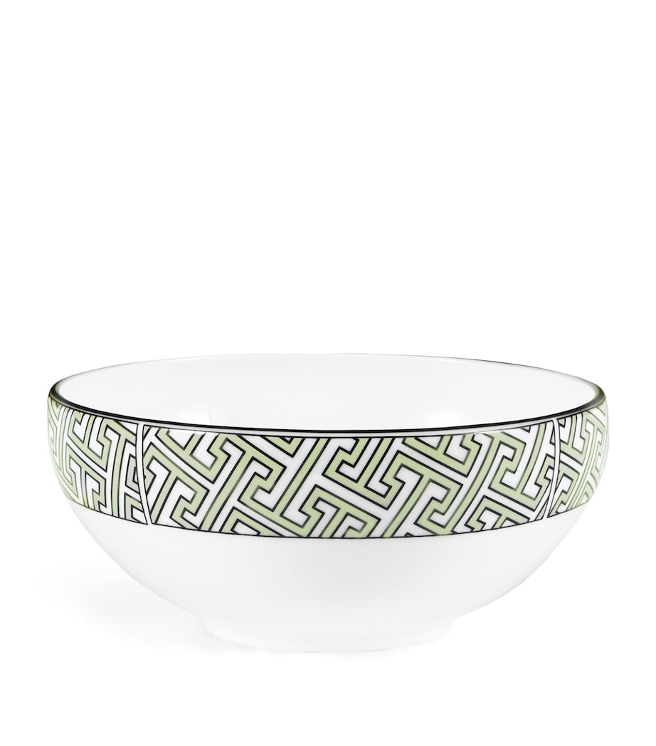 Maze Breakfast Bowl (15cm) GREEN Image 1