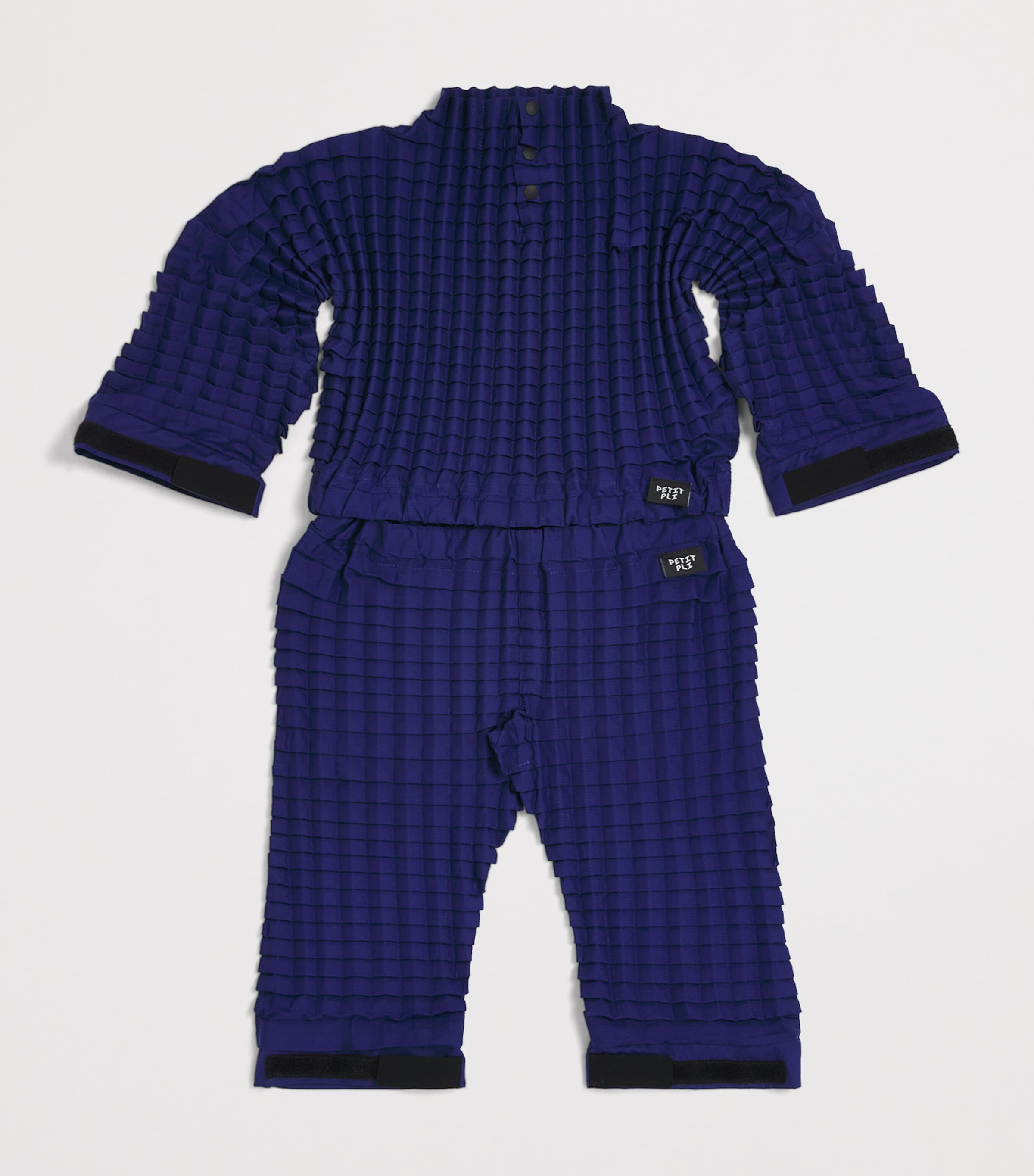 Petit Pli Pleated Versa-Tile Trousers (10-11 Years) Orion Blue Image 3