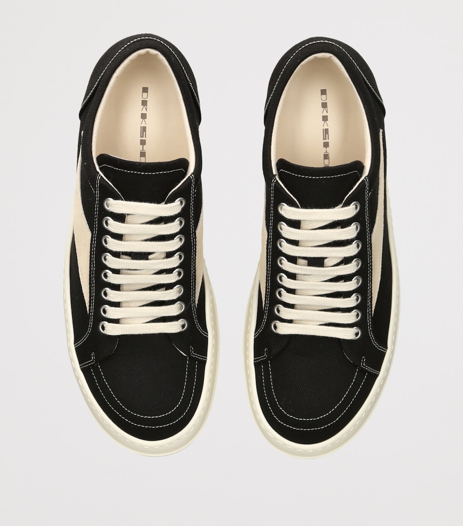 Rick Owens DRKSHDW Denim Vintage Sneakers Black/comb Image 4