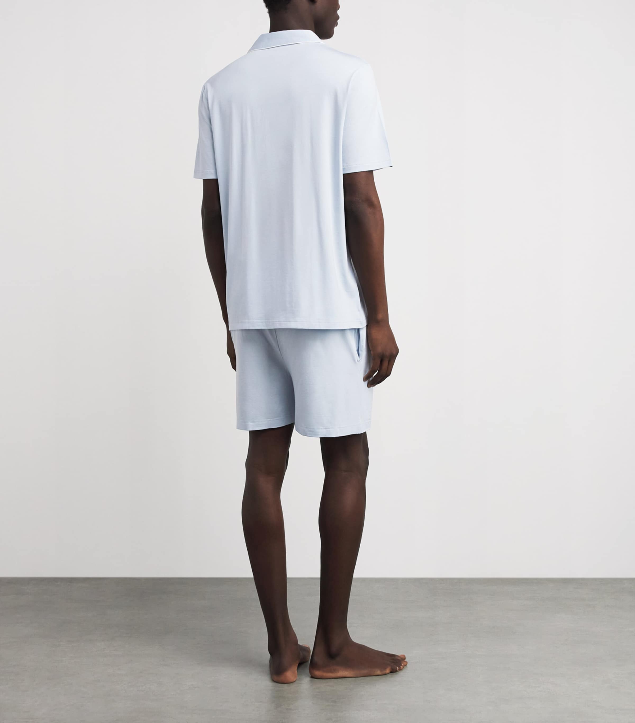 Modal Short Basel Pyjama Set BLU Image 5