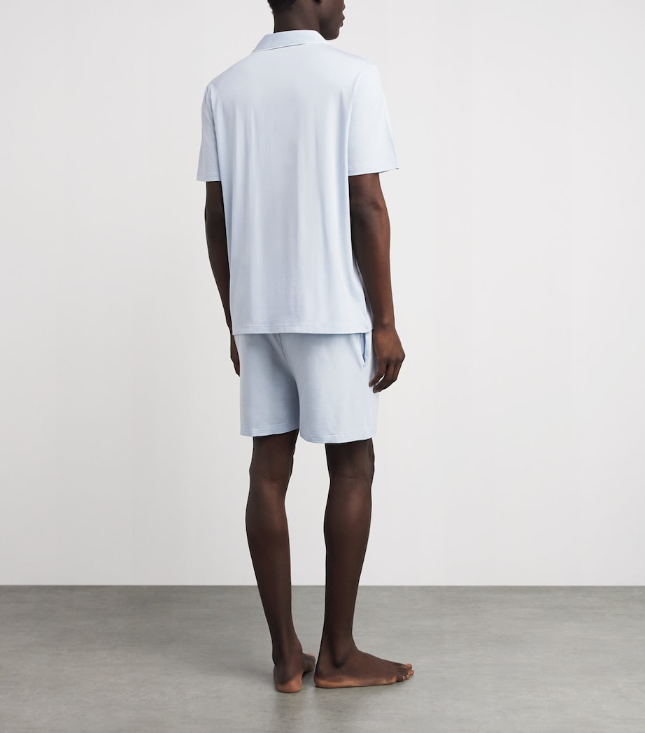 Modal Short Basel Pyjama Set BLU Image 5