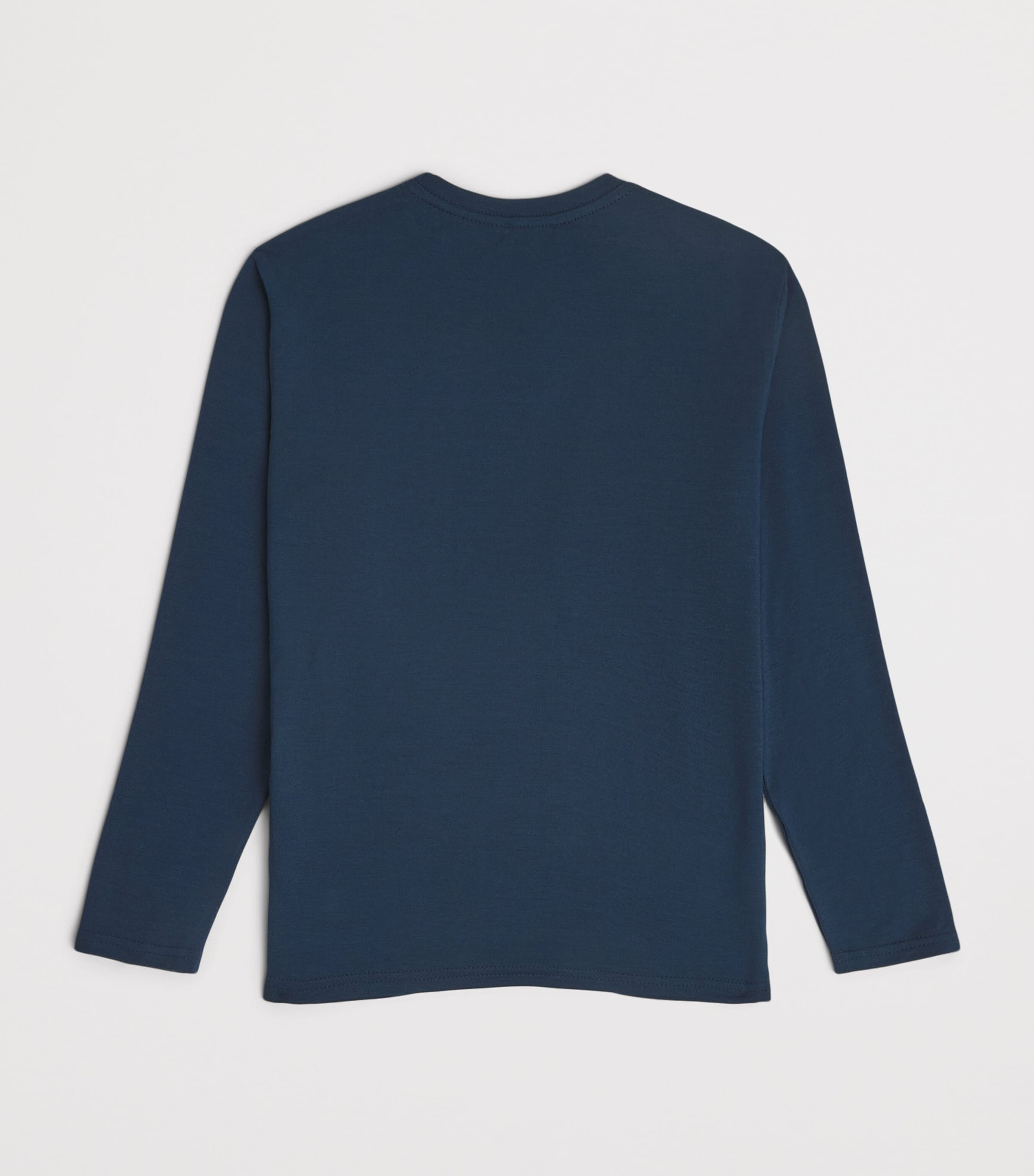 Homebody Kids Jersey Stripe Long-Sleeve T-Shirt (4-16 Years) Navy Image 2