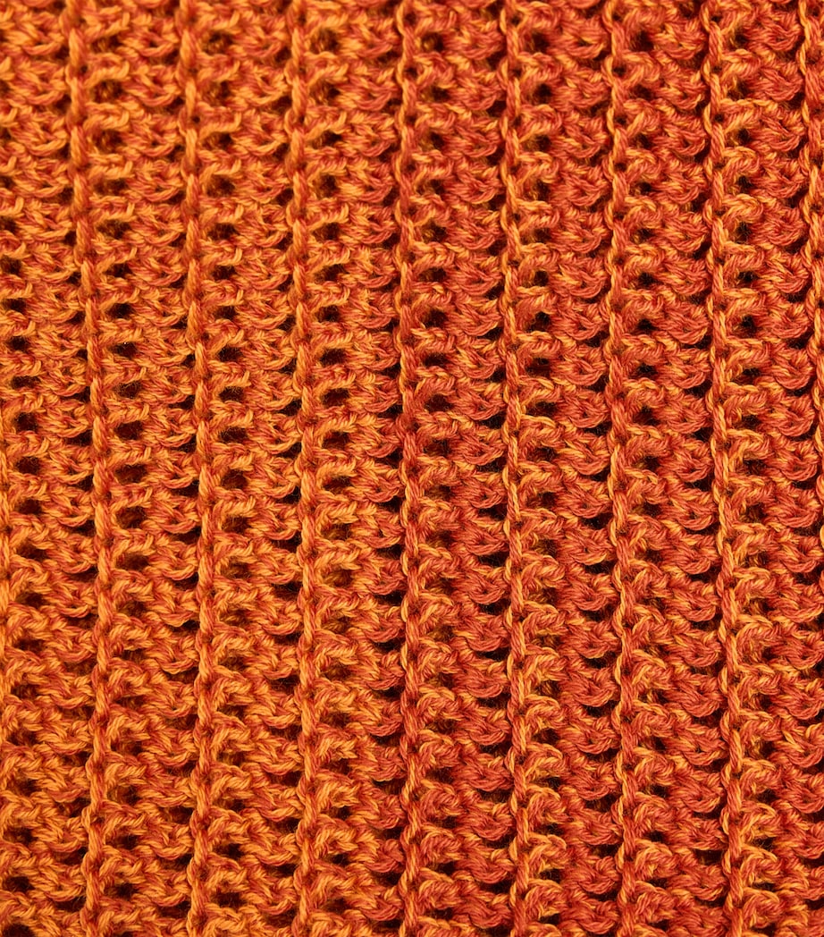 ESCVDO Womens Crochet Mishi Mini Dress Sunset Image 6