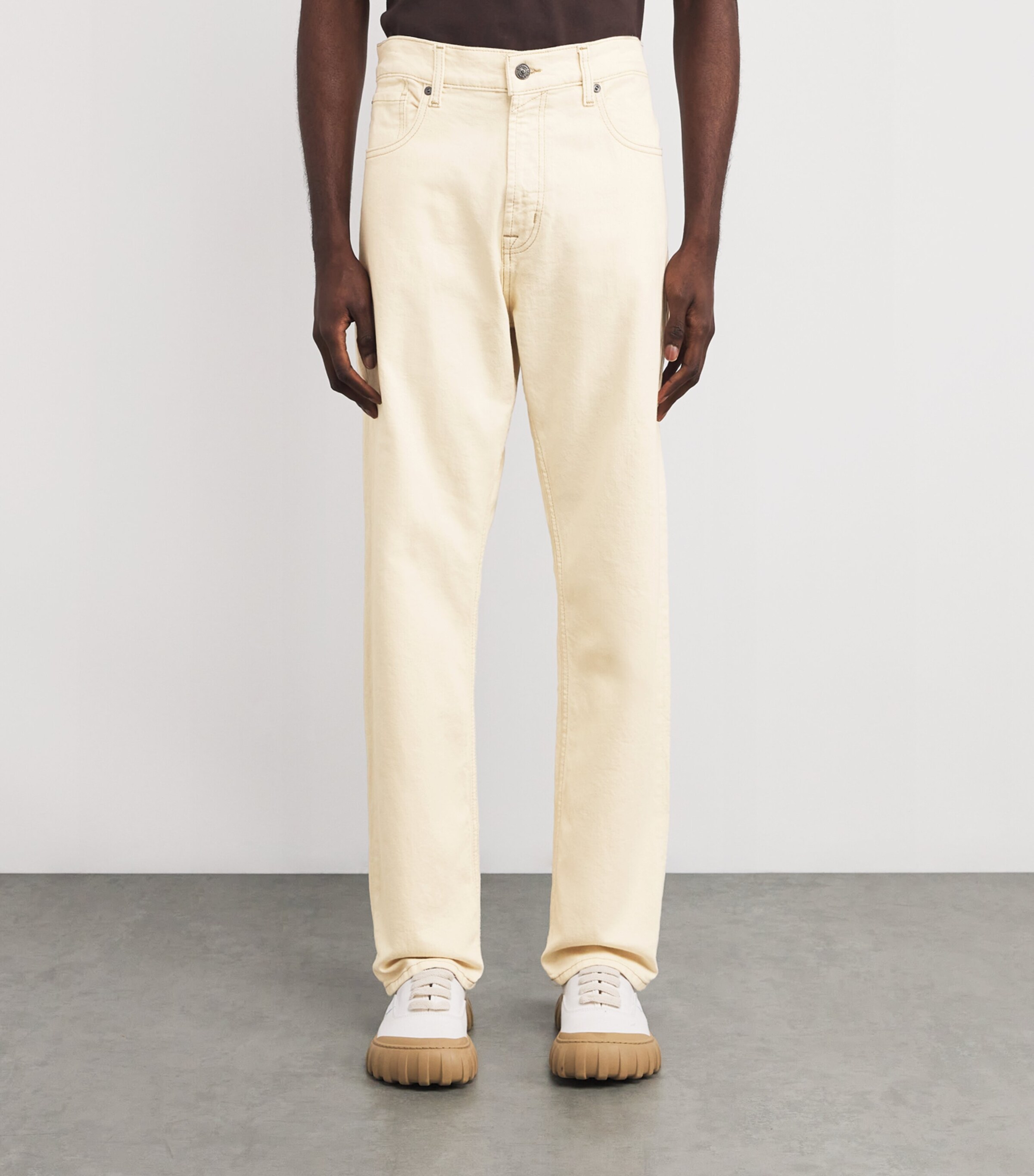 Modern Straight Jeans CREAM Image 3