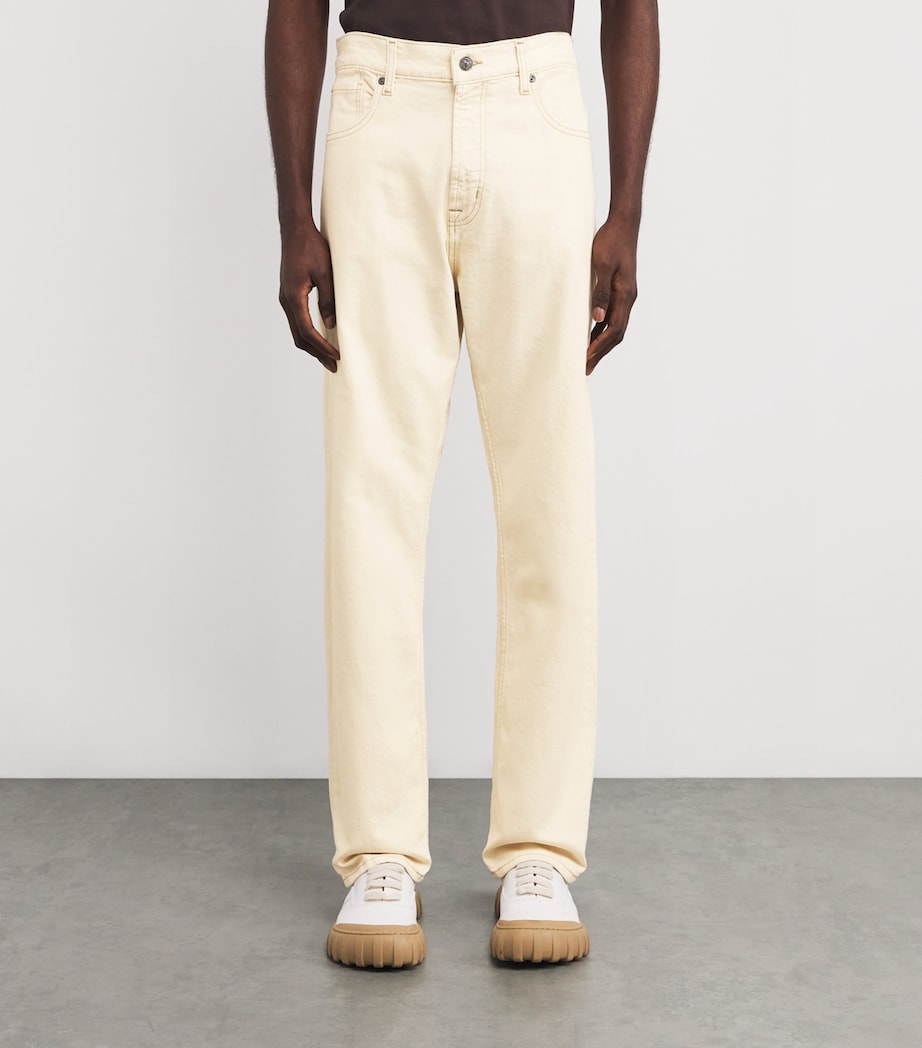 Modern Straight Jeans CREAM Image 3