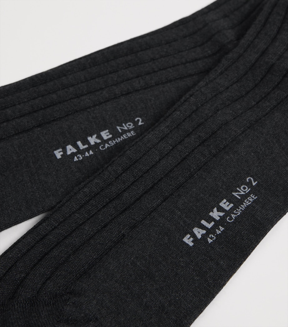 Cashmere-Blend No.2 Socks (Pack of 2) GREY Image 2