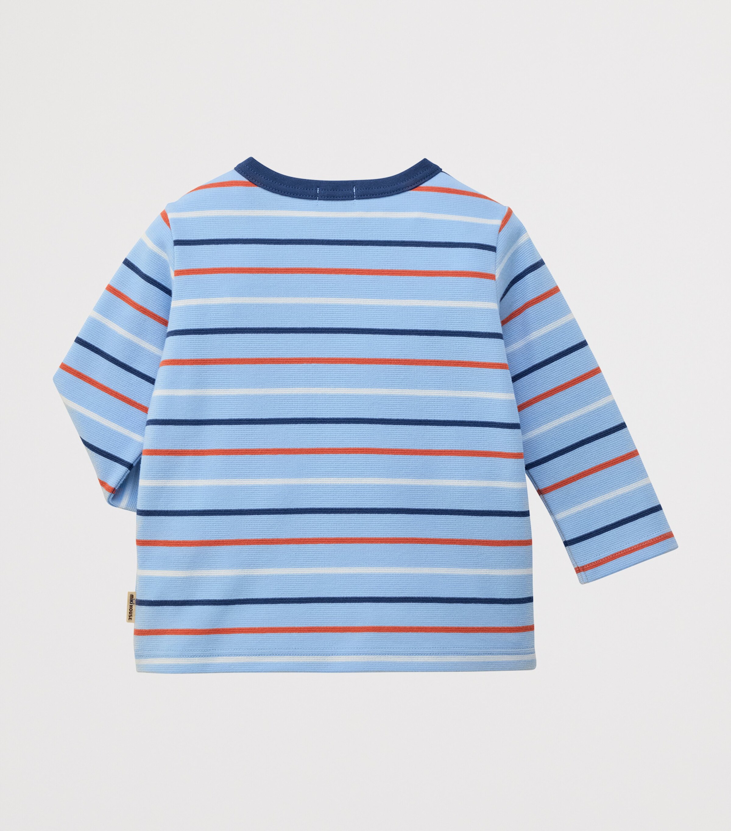 Miki House Cotton-Blend Stripe Long-Sleeve T-Shirt (2-5 Years) Image 2