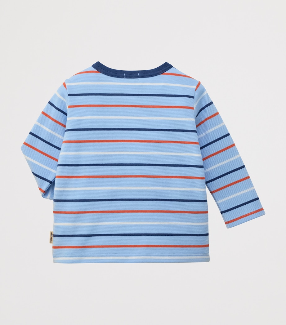 Miki House Cotton-Blend Stripe Long-Sleeve T-Shirt (2-5 Years) Image 2