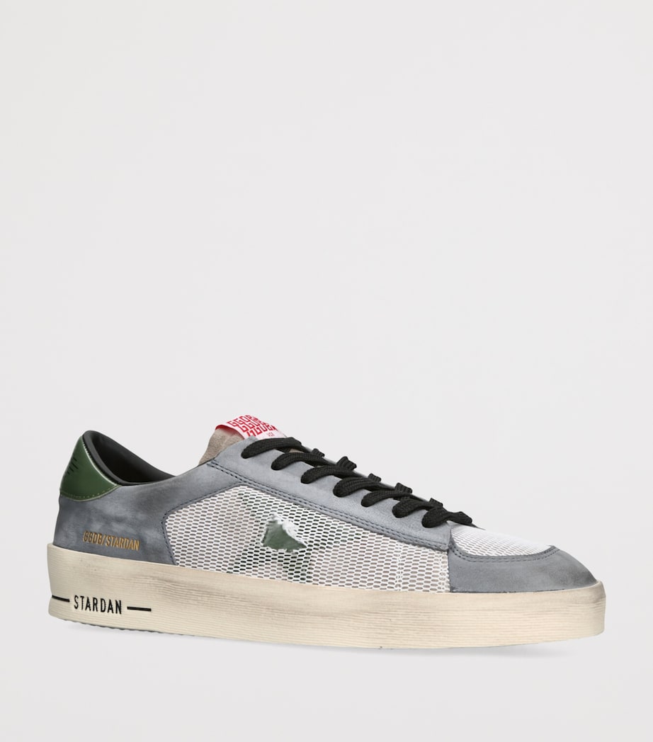 Golden Goose Suede Stardan Sneakers Taupe Comb Image 3