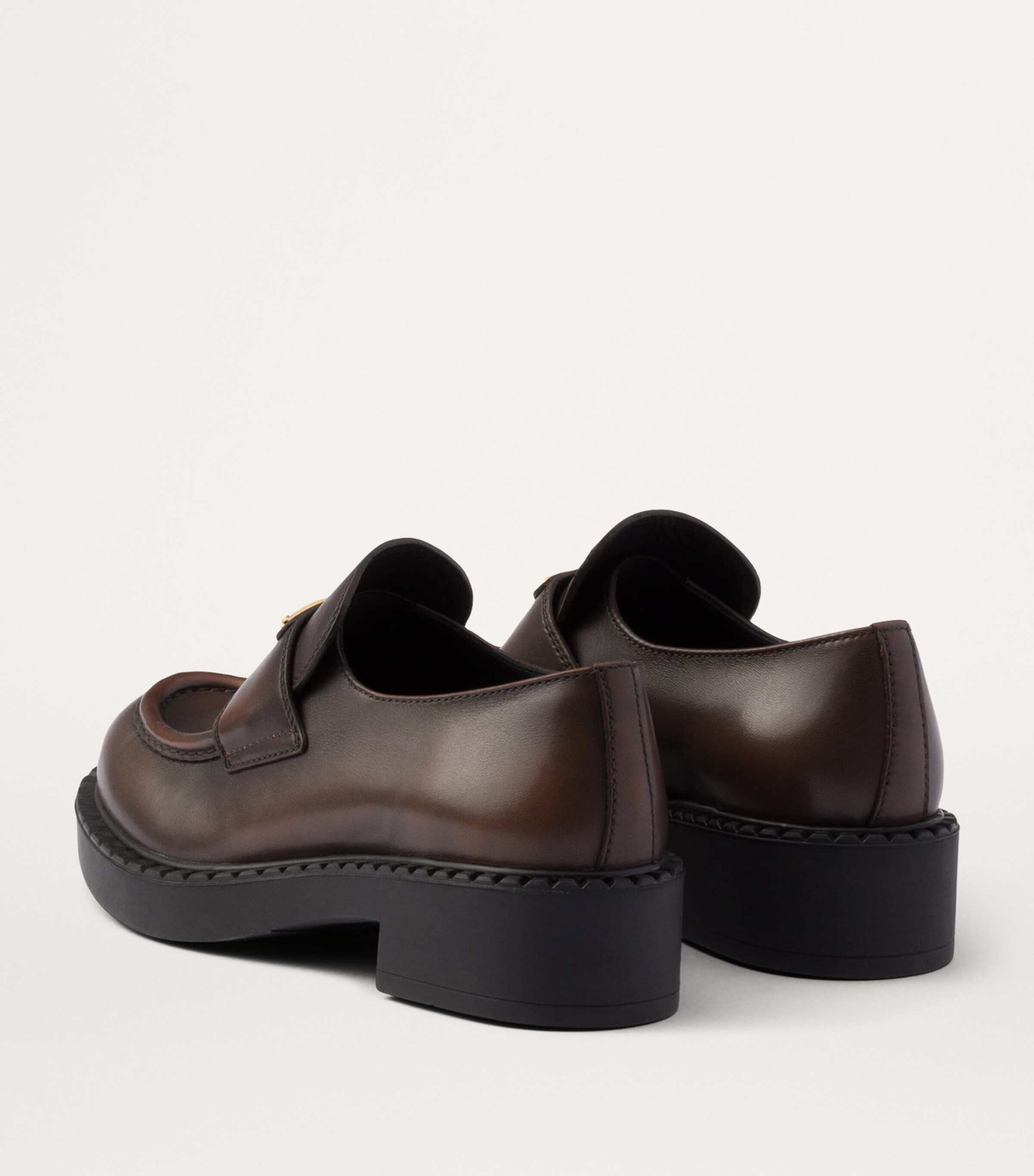 Prada Leather Loafers 50 Harrods UK