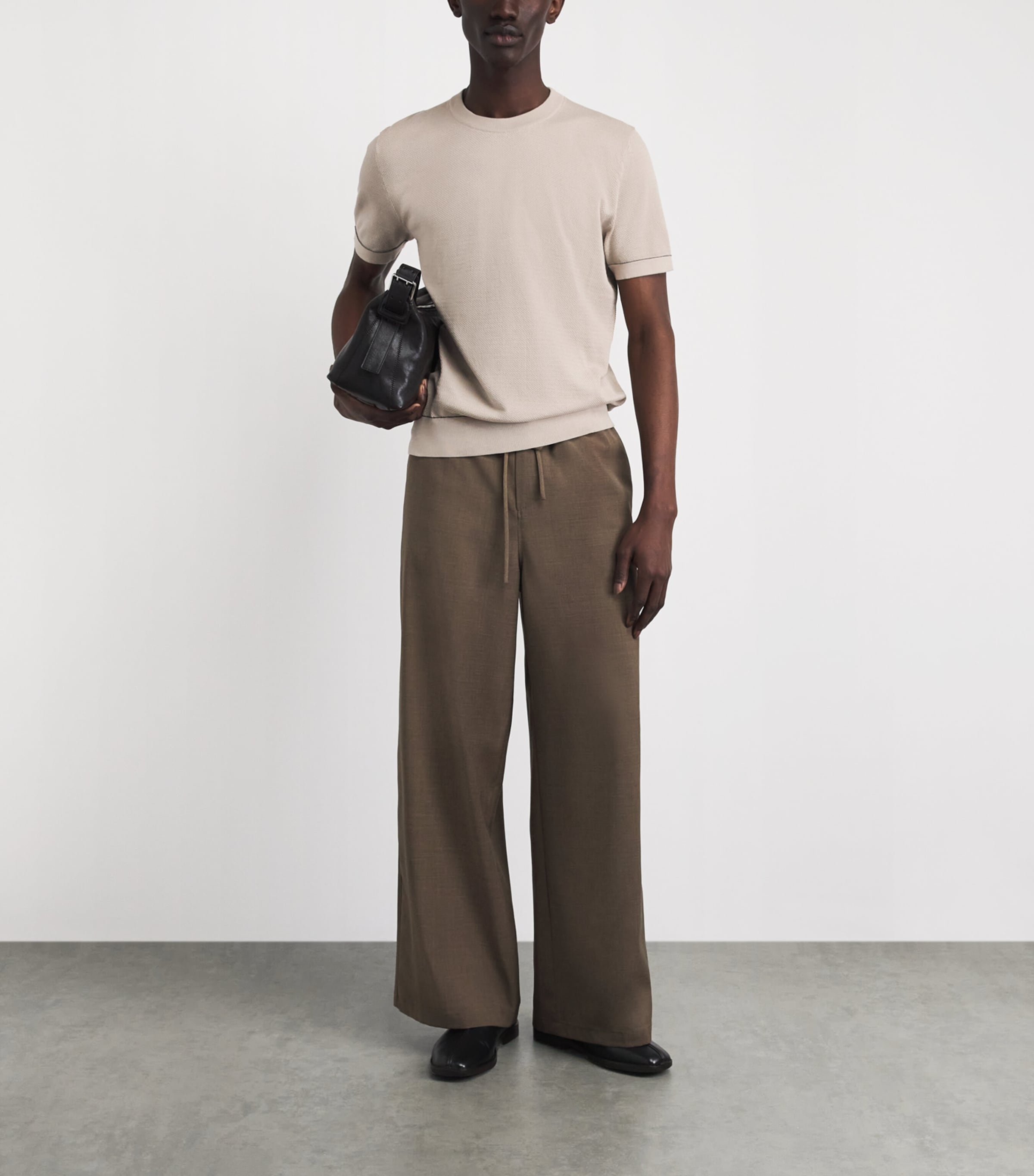 Brioni Mens Sea Island Cotton T-Shirt Image 2