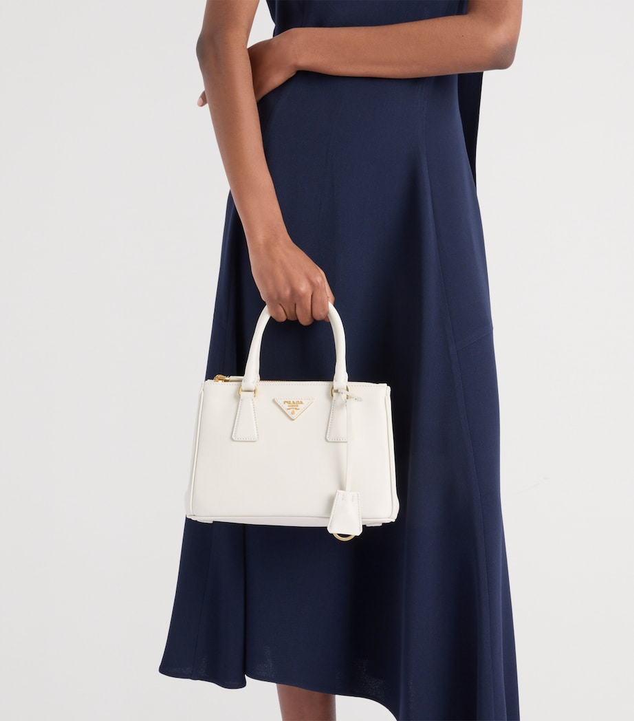 Small Leather Galleria Top-Handle Bag F0009 Image 7