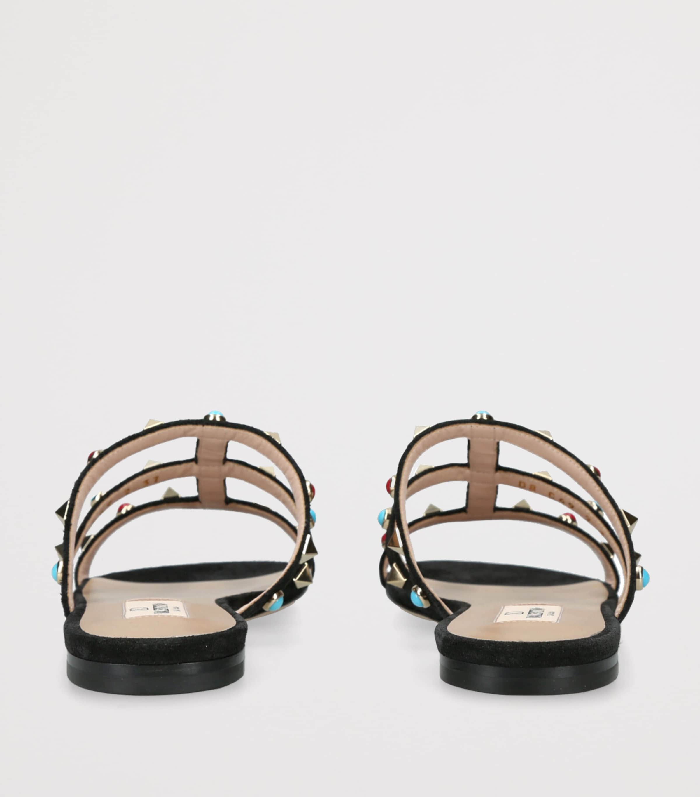 Suede Rockstud Sandals BLACK/COMB Image 2