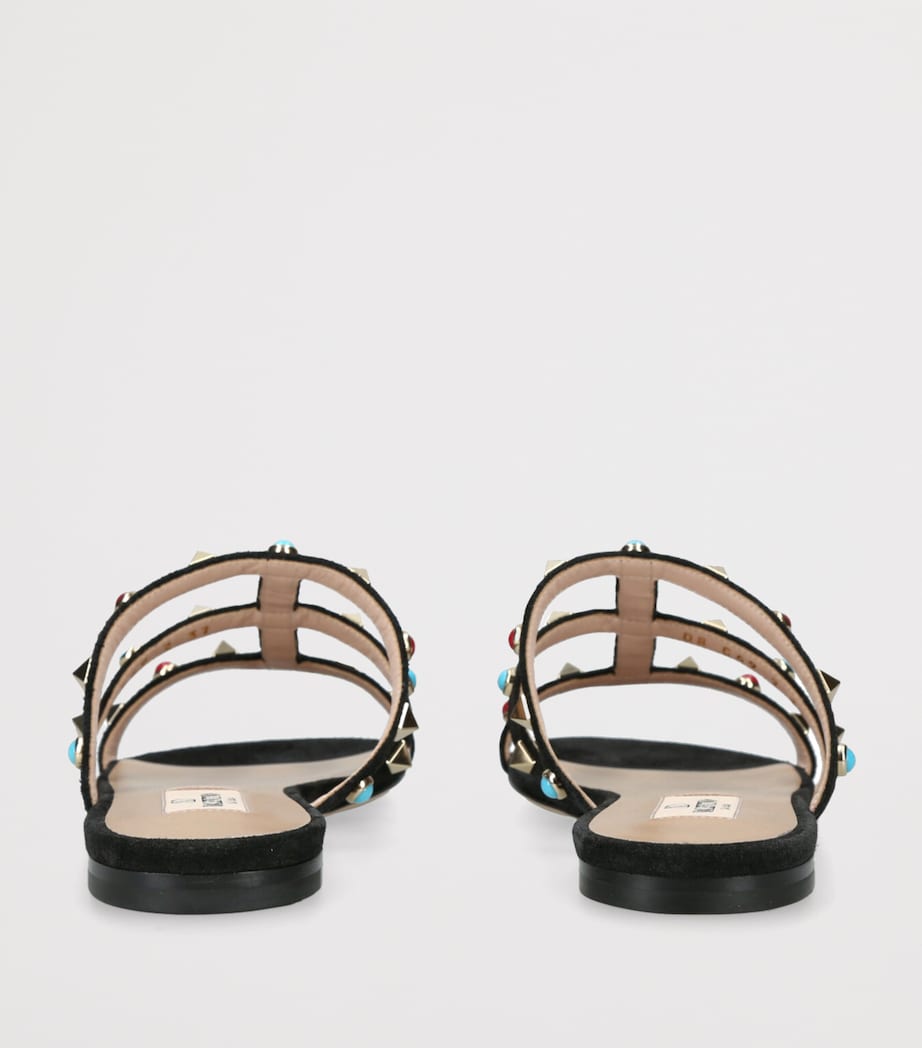 Suede Rockstud Sandals BLACK/COMB Image 2