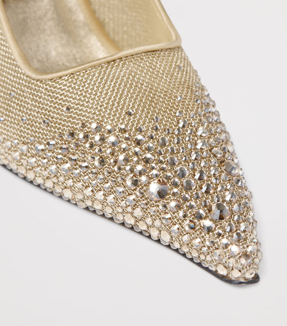 Ixia 95 Mesh Pumps LIGHT SOFT GOLD/CRYS Image 5