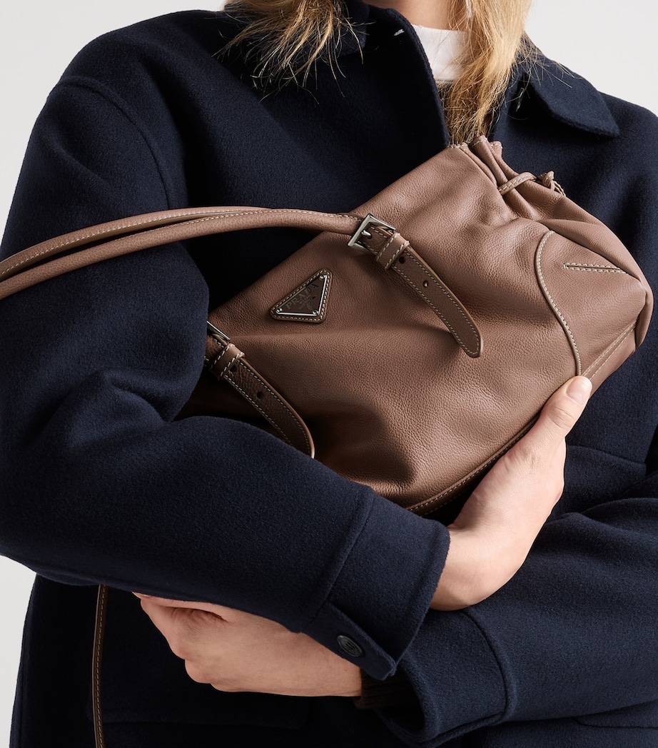 Prada Medium Leather Bonnie Shoulder Bag Image 2