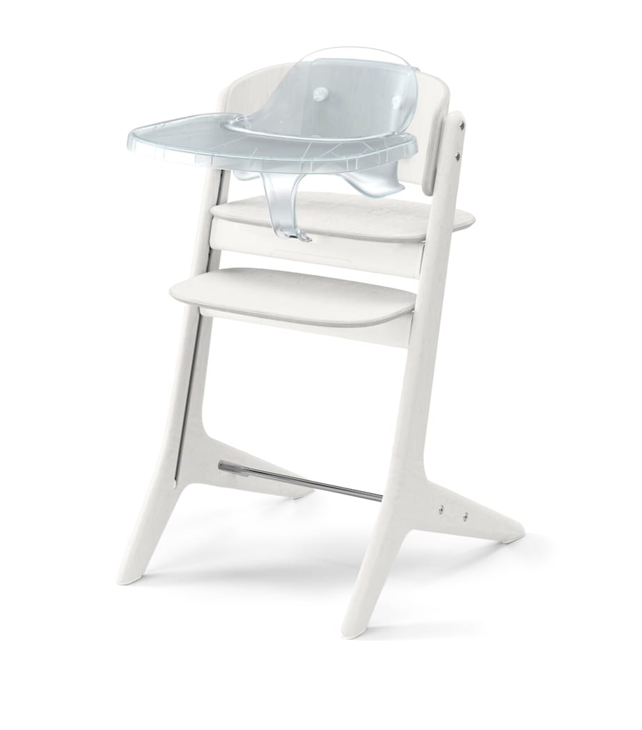 LEMO Platinum Highchair 3-In-1 Set - White Wood WHITE Image 1