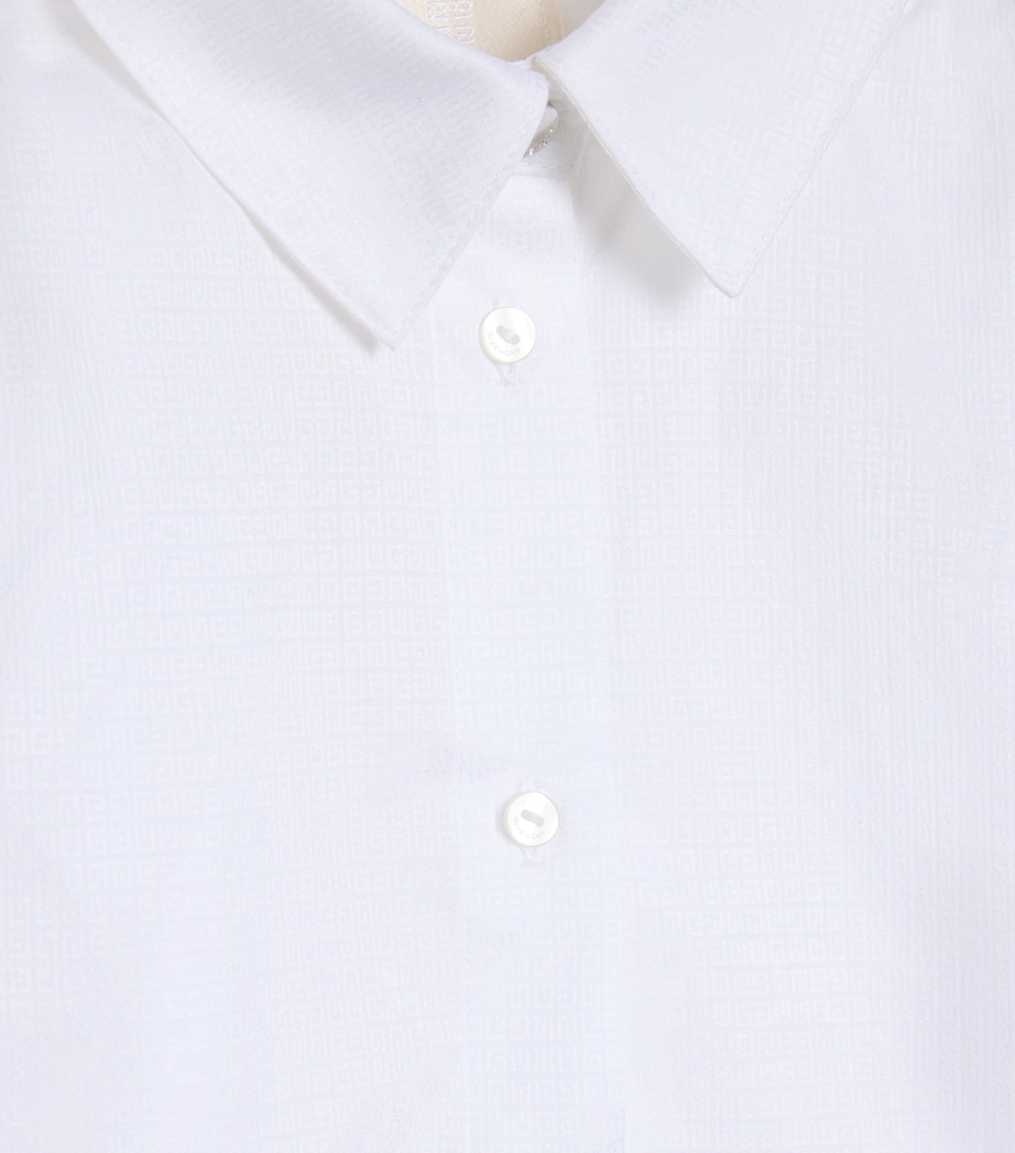 Cotton Pleated Shirt (4-12+ Years) OFFWHITE Image 2