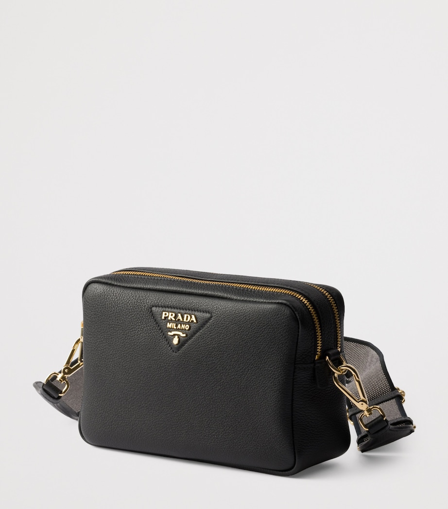 Small Leather Cross-Body Bag F0632 Image 2