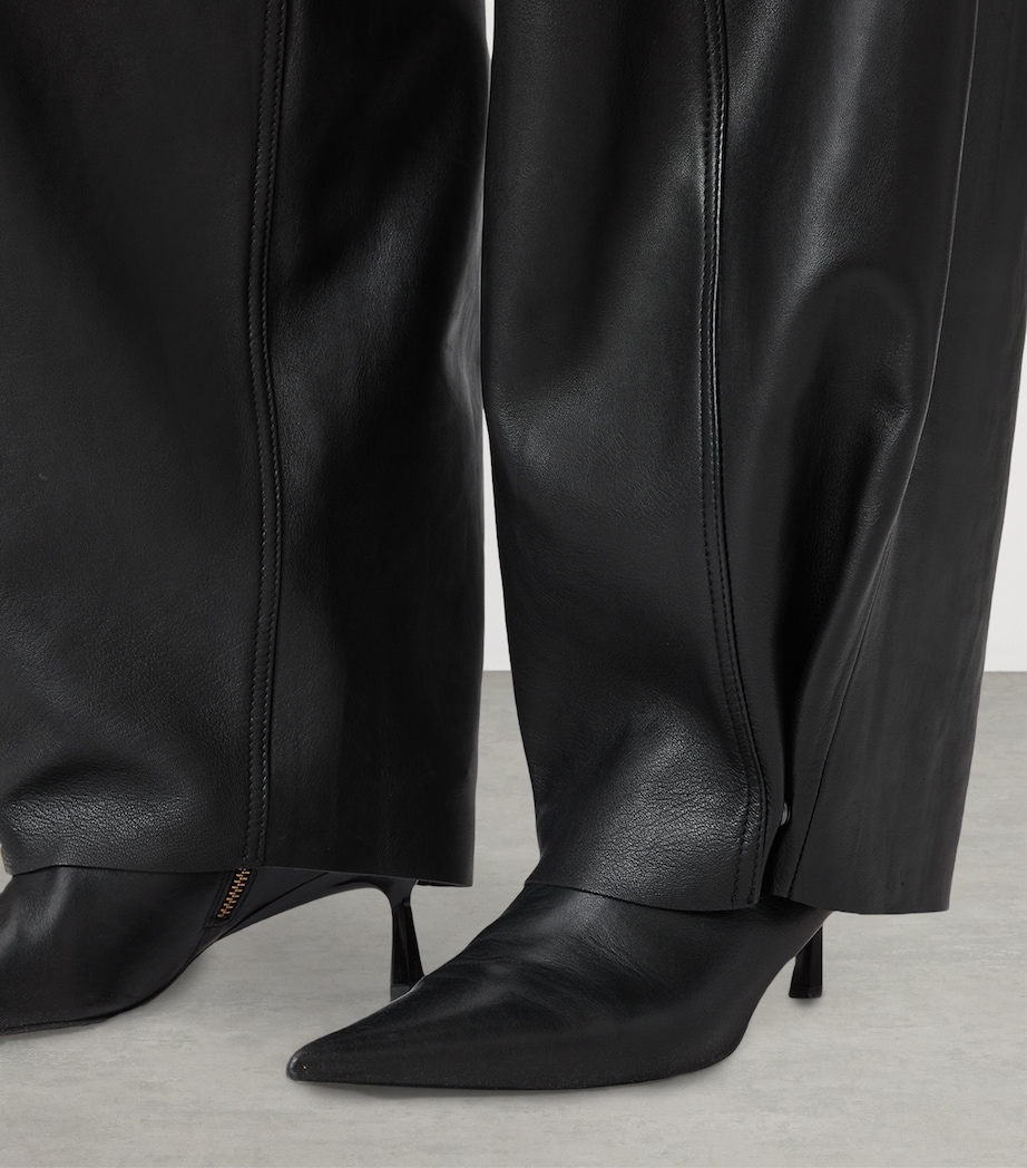 Leather Jett Lea Trousers BLACK Image 9