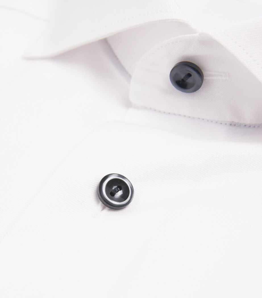 Signature Twill Slim Fit Shirt WHITE SOLID Image 5