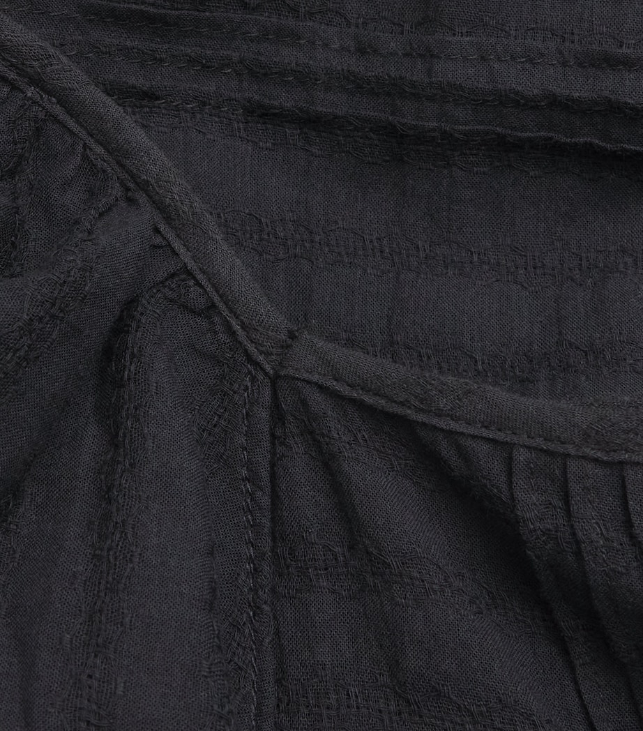 PAIGE Womens Frilled Oaks Blouse Black Image 6