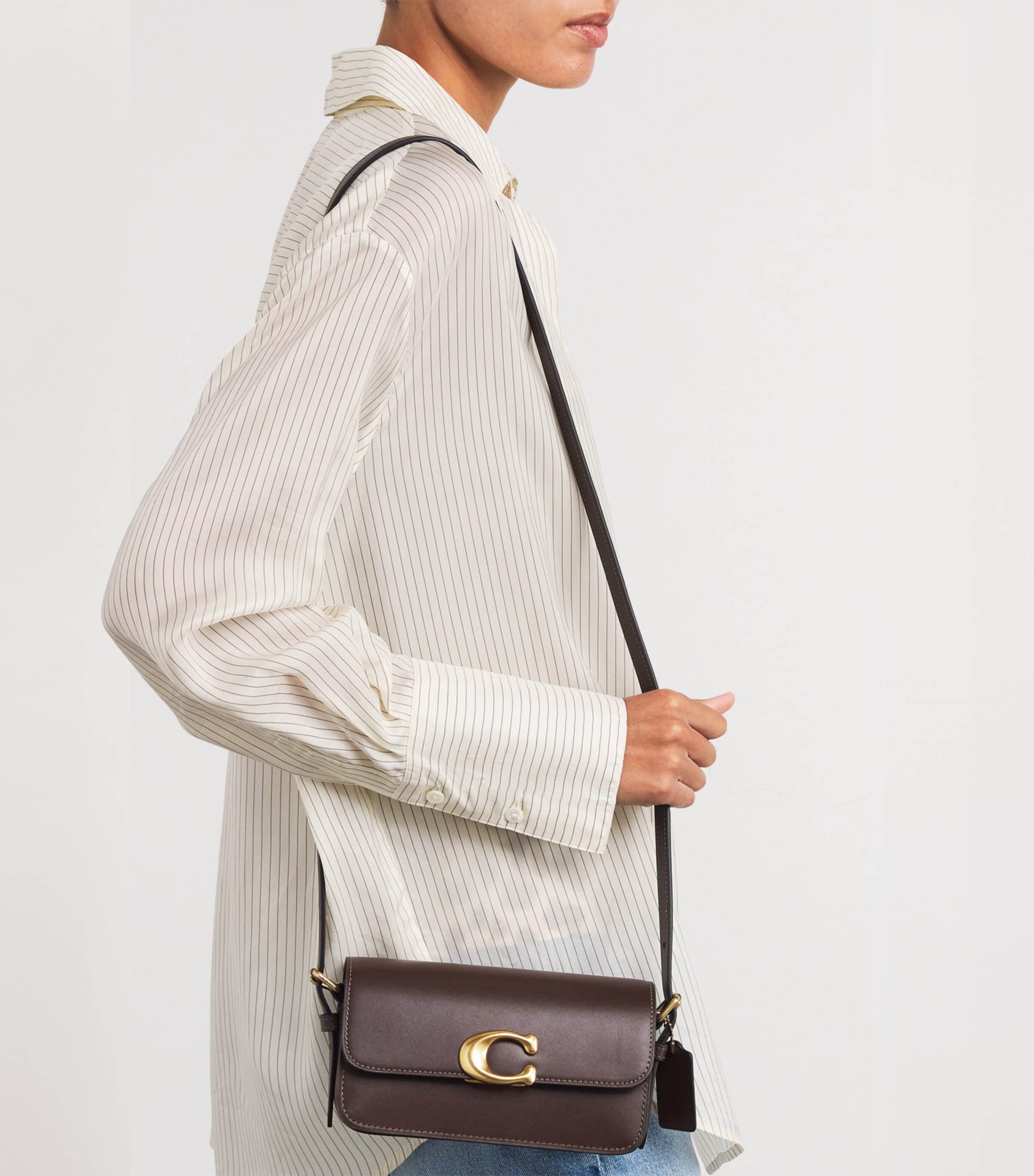 Coach Leather Zoe Shoulder Bag | Harrods US