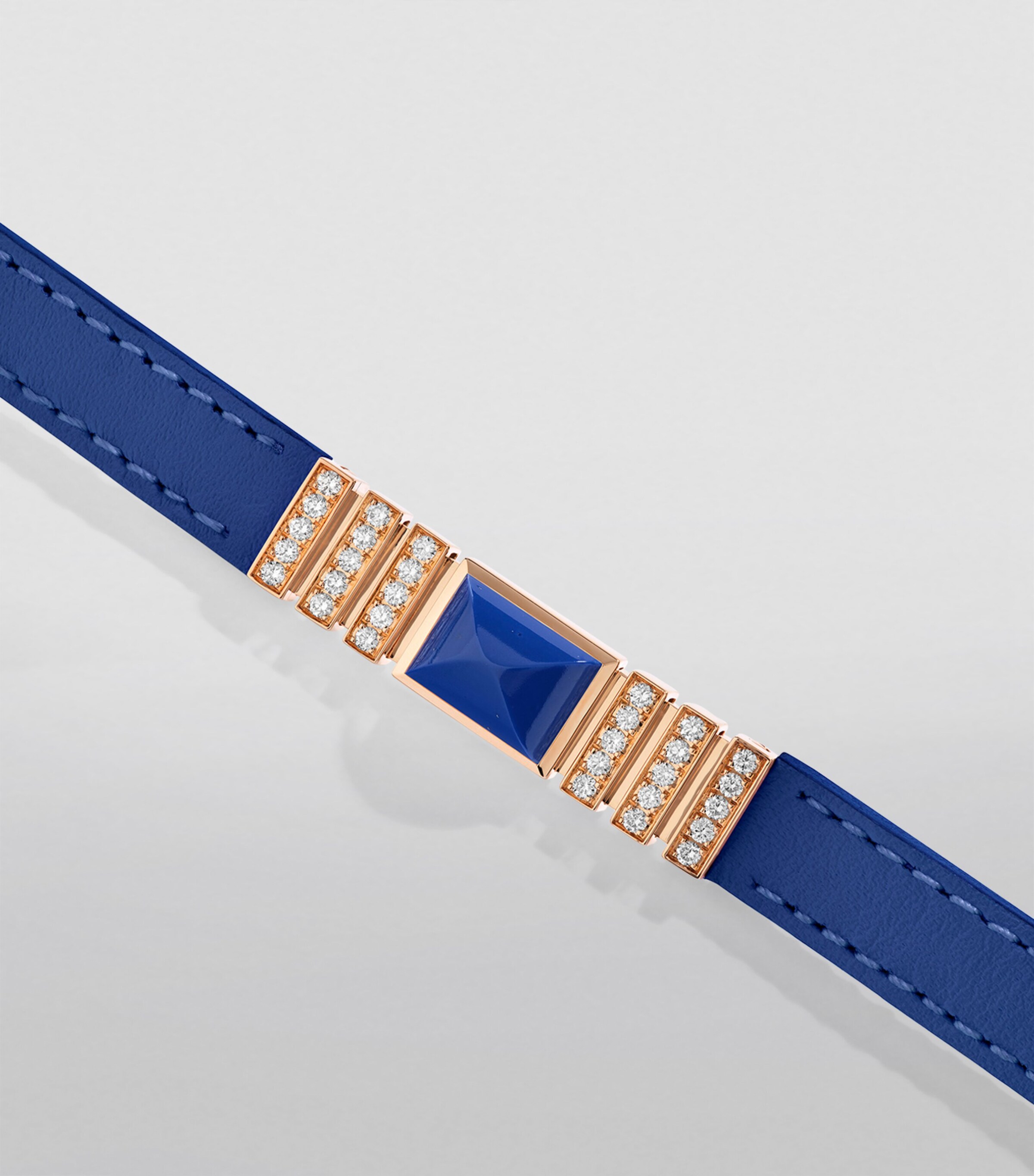 MARLI New York Rose Gold, Diamond and Nappa Leather UNII Bracelet Rose Gold Image 4
