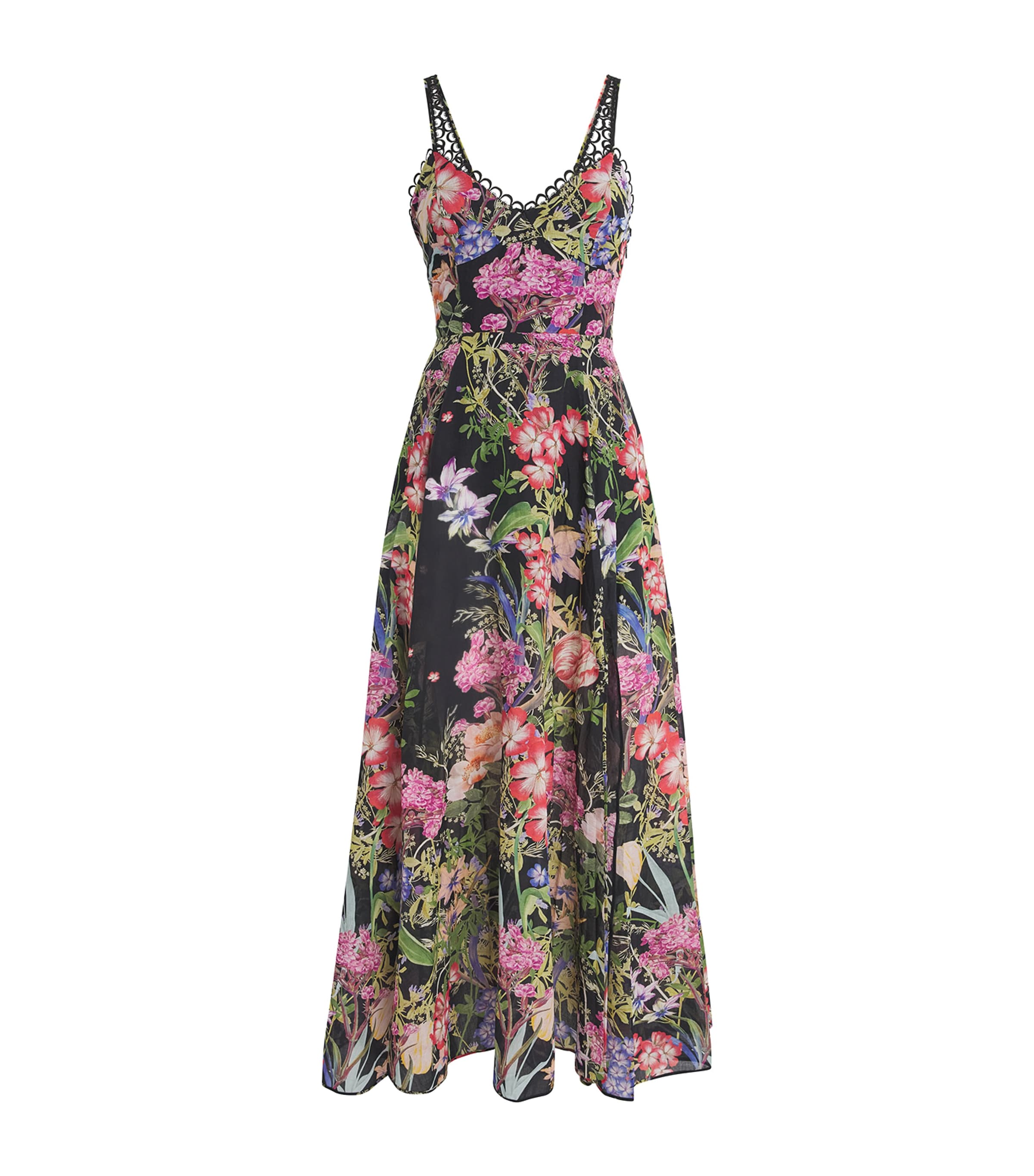 Charo Ruiz Floral Iraso Midi Dress