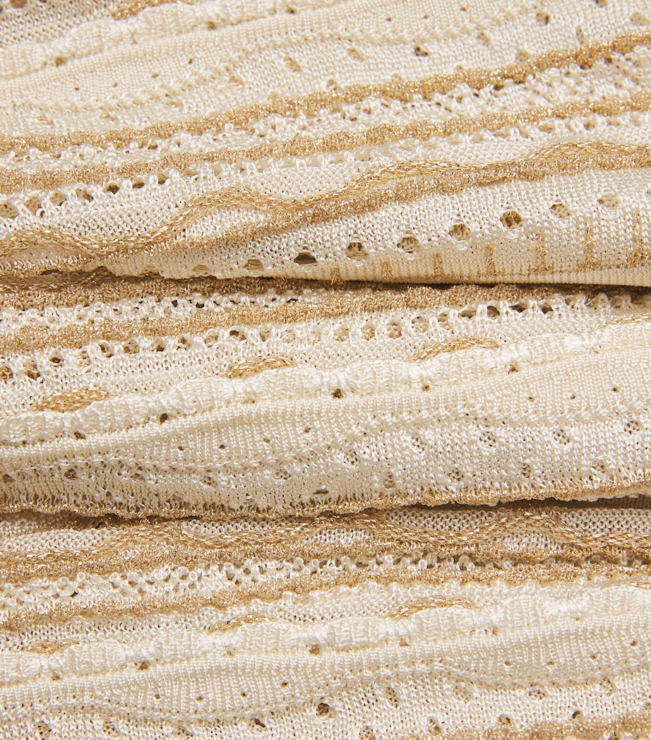 Ulla Johnson Womens Knitted Clio Midi Skirt Conch Image 6