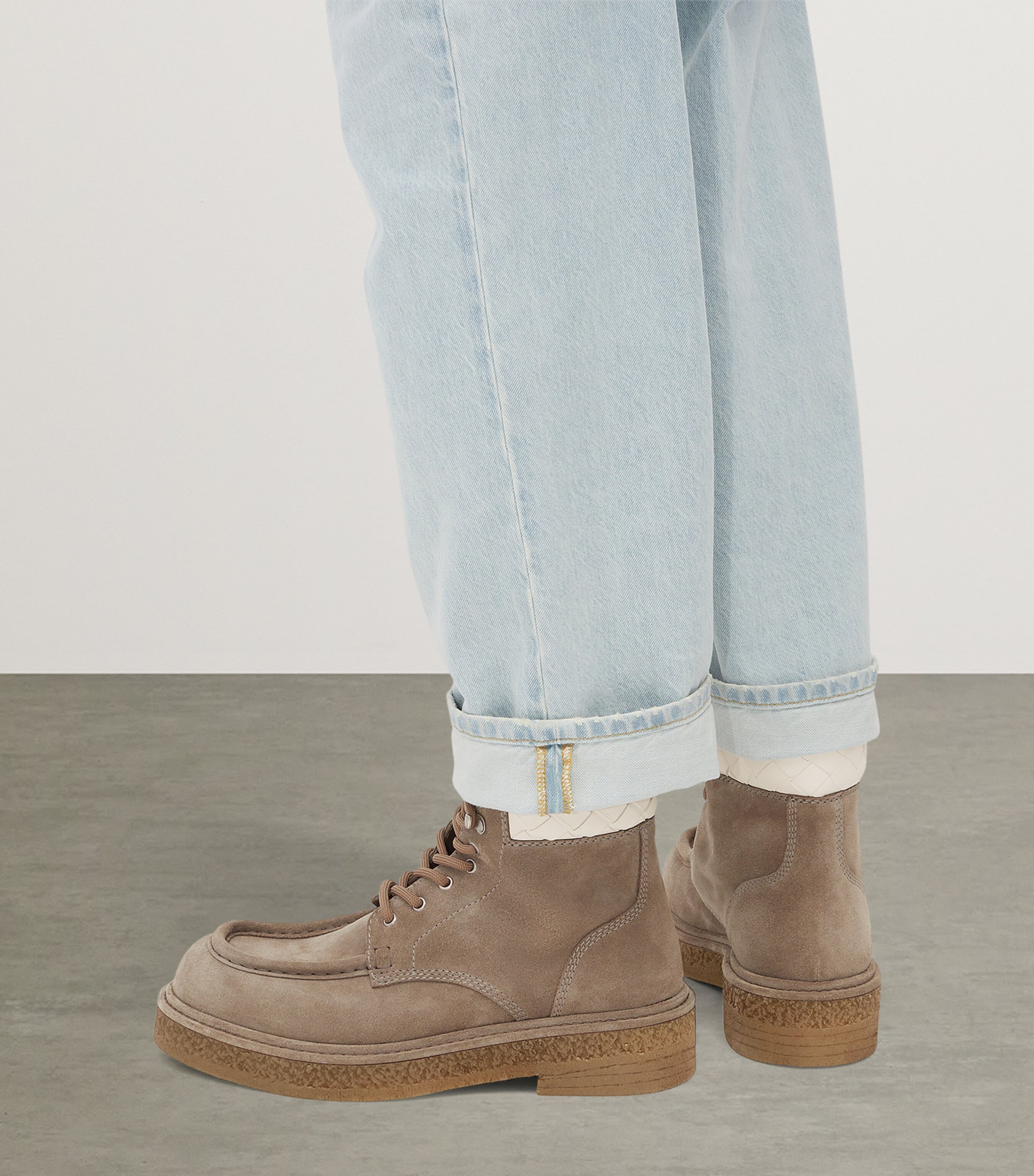 Suede Haddock Lace-Up Boots 3144 Image 2